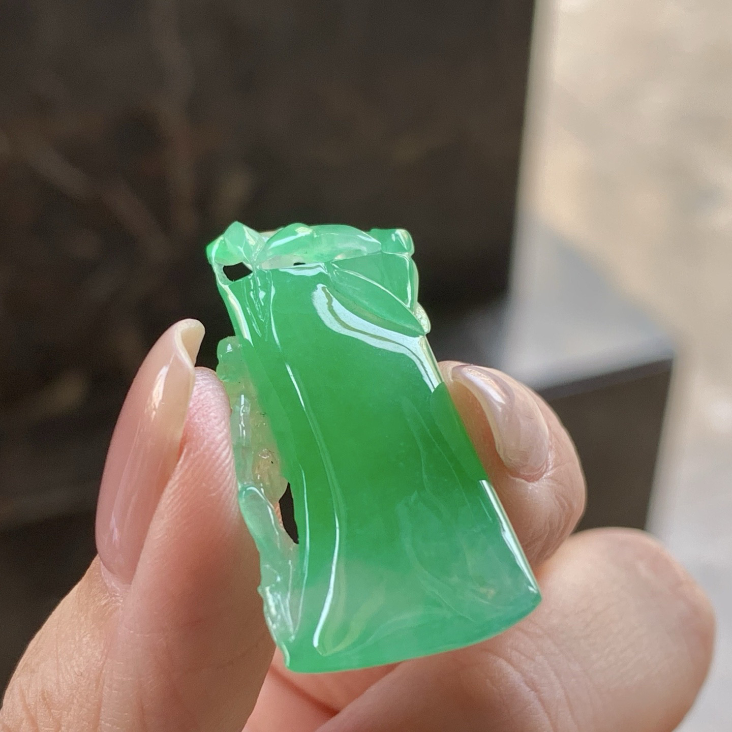 冰阳绿竹节
种色俱佳