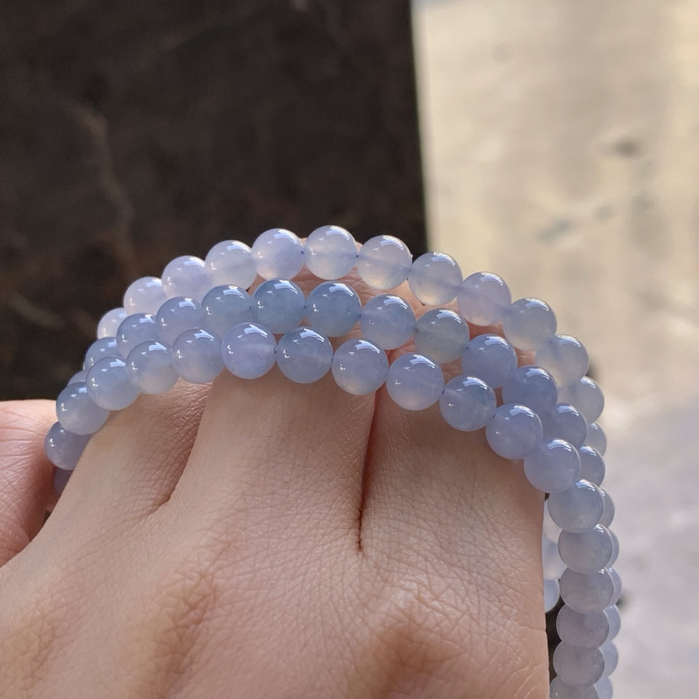 糯冰春色珠链
颜色漂亮 水润清爽