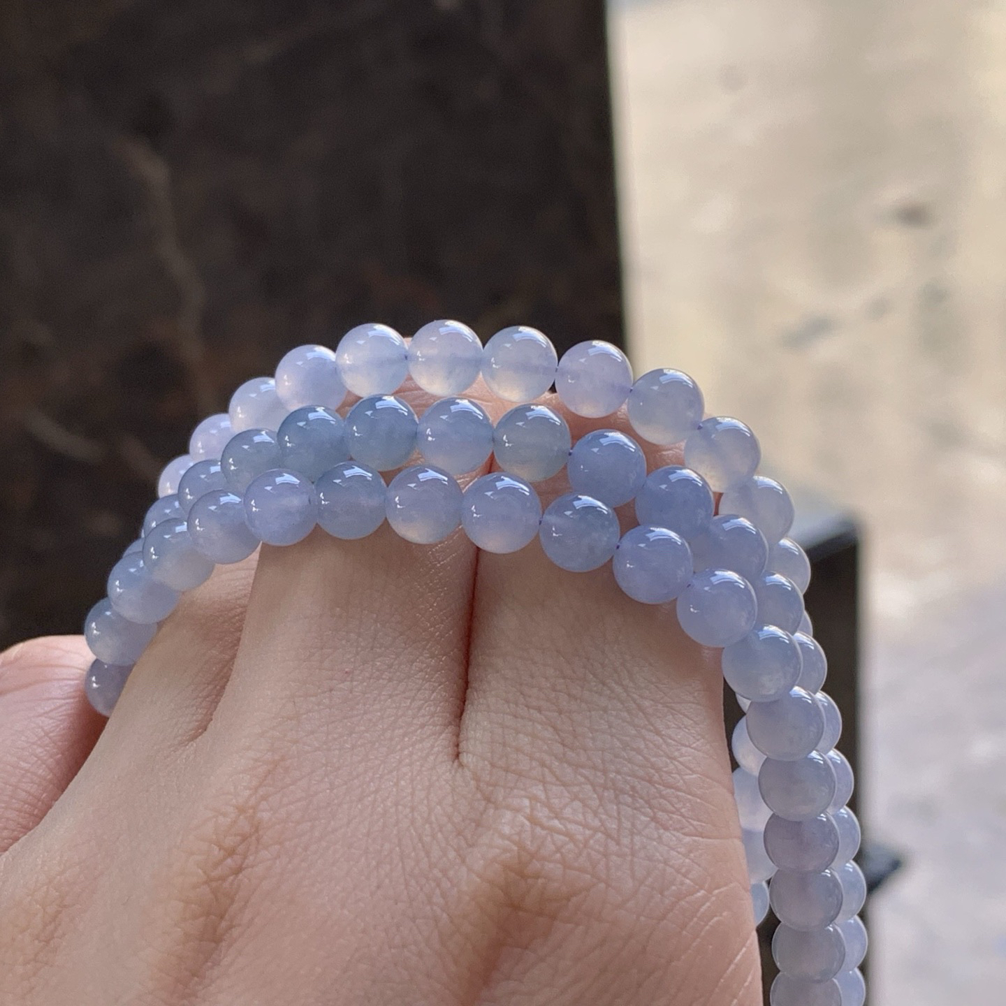 糯冰春色珠链
颜色漂亮 水润清爽