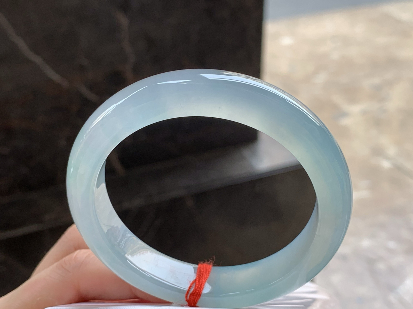 冰种手镯
种老水足 57.8/12.7/9.2mm