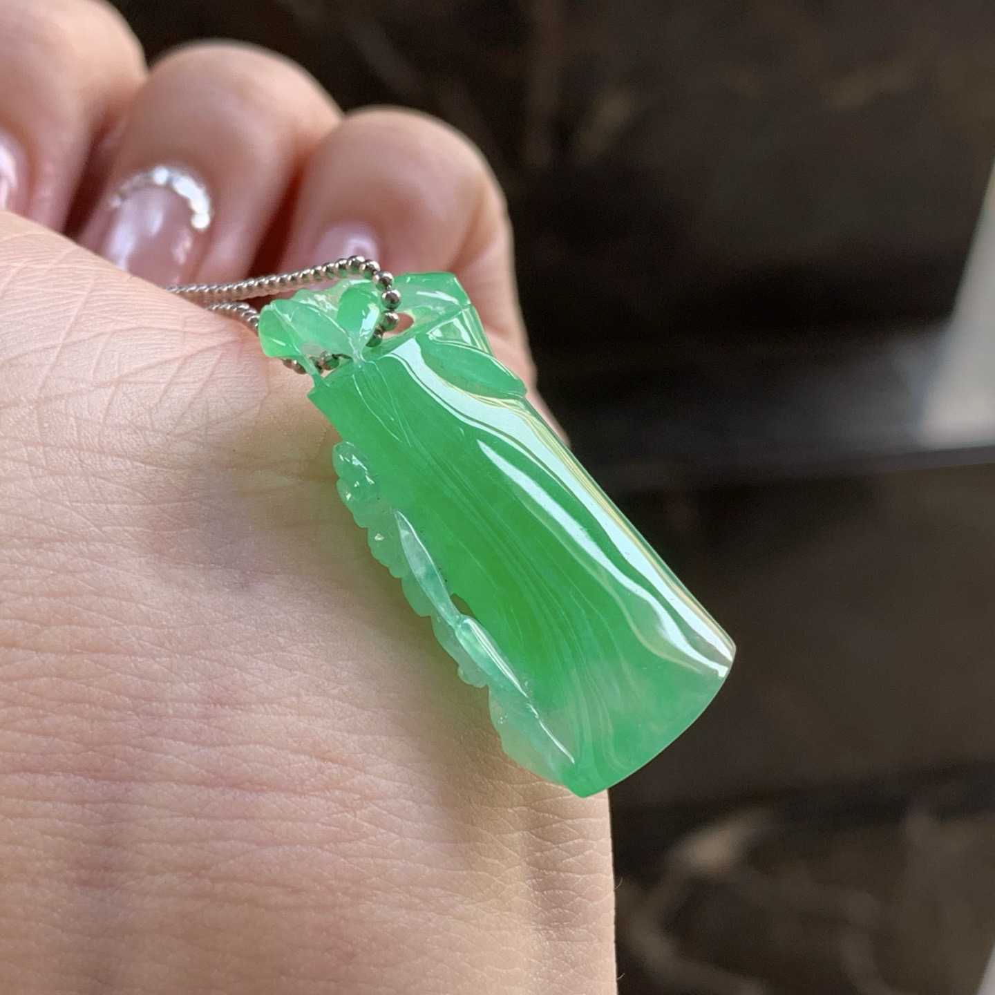 冰阳绿竹节
种色俱佳