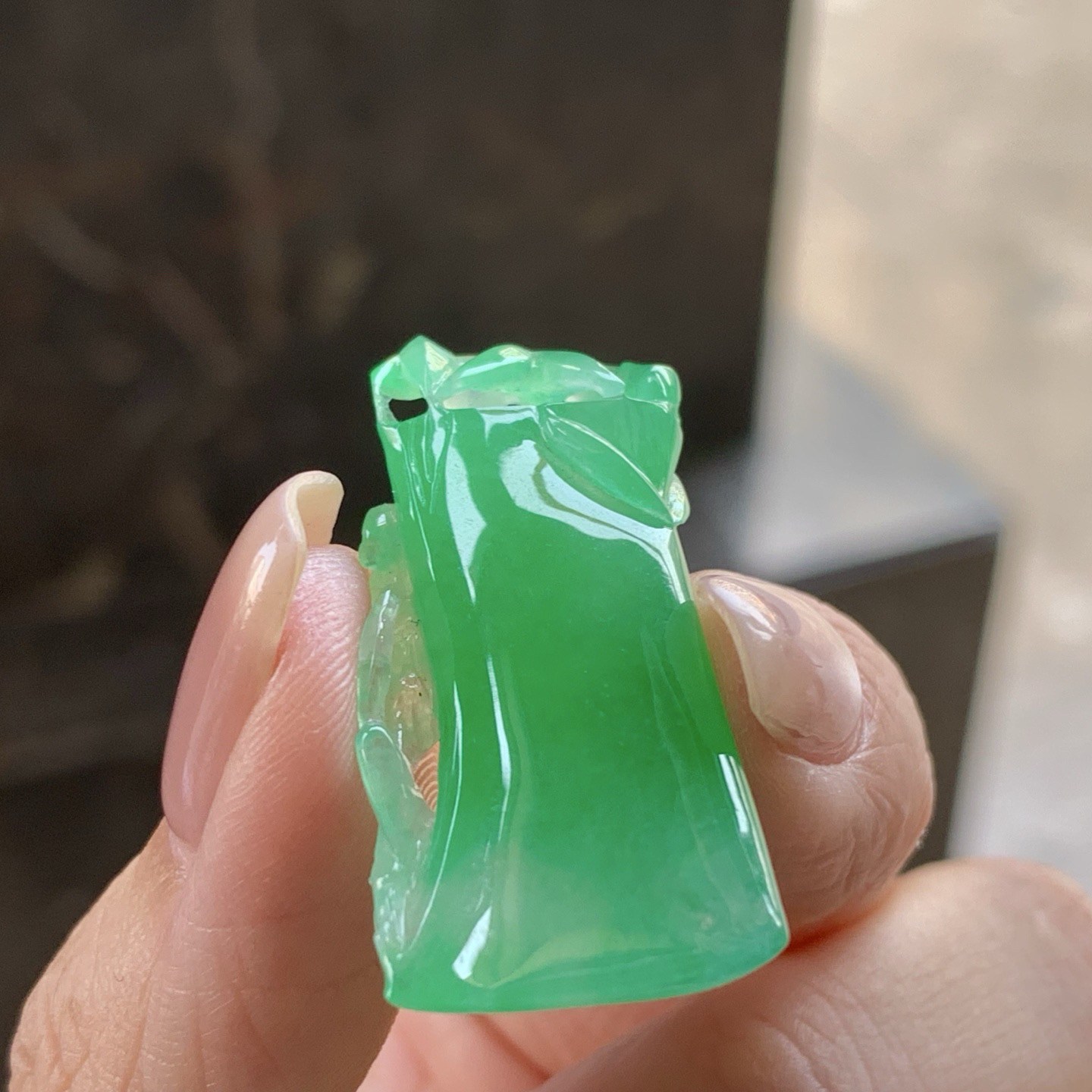 冰阳绿竹节
种色俱佳