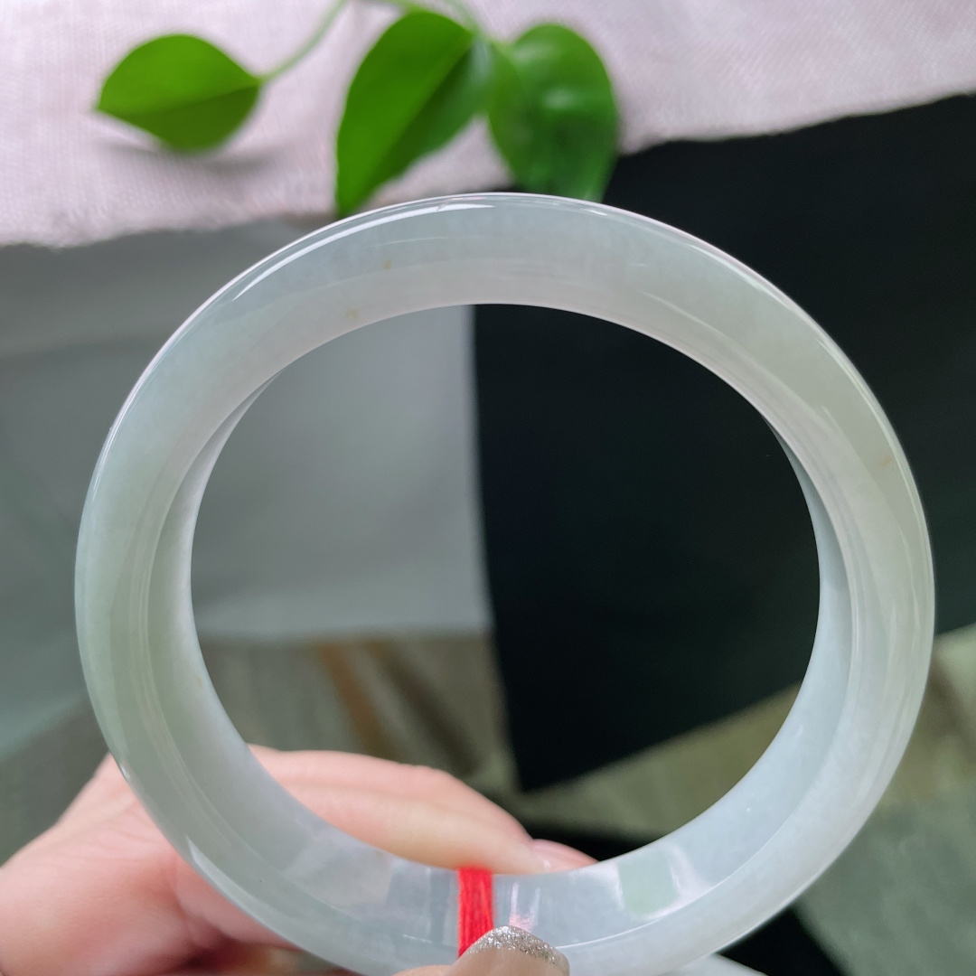 59.8/12.8/7.8，蓝底正圈，冰晶玉莹，种老，光感好，低调有内涵，皮纹，ss50268a