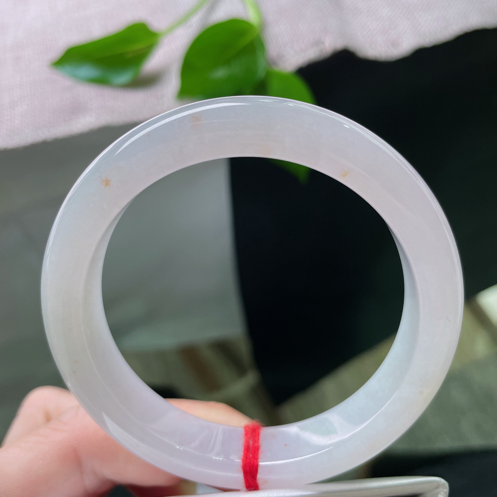 56.3/12.4/8.7紫罗兰正圈，水润细腻，清新简约，洒金招财进宝，甜美..