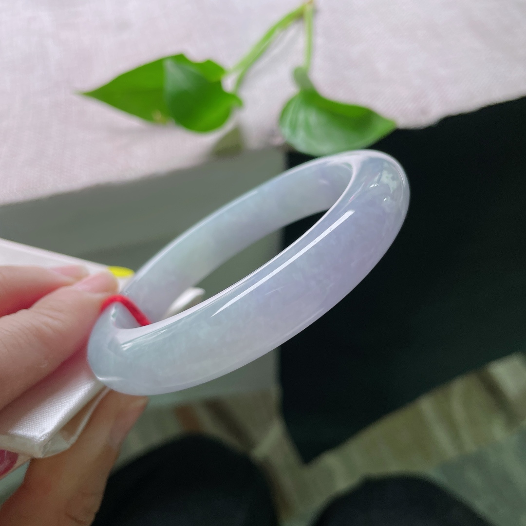 58.8/12.3/9.5紫罗兰正，水头好，种老，紫气东来，温润雅致，自带感。，ss50219a