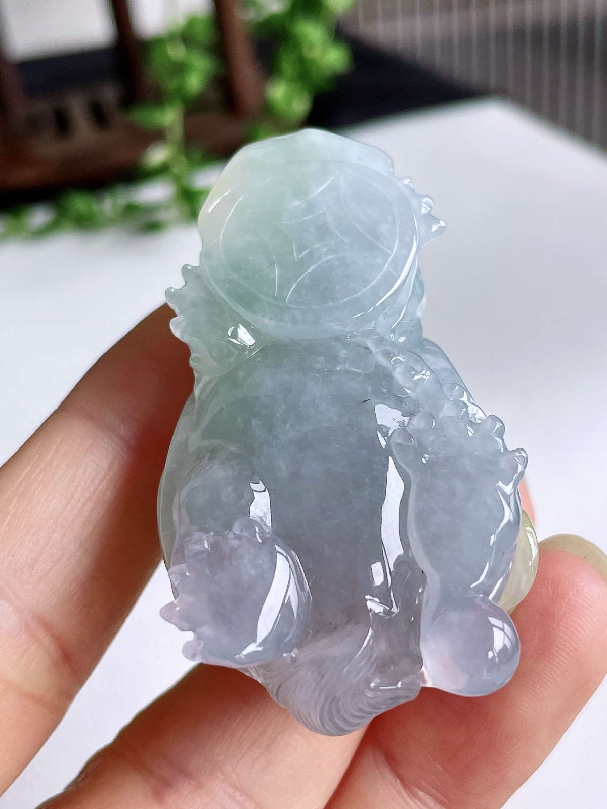 【裸石】冰春彩龙龟吊坠
【说明】缅料 性价比高  
【尺寸】57-34-31.4