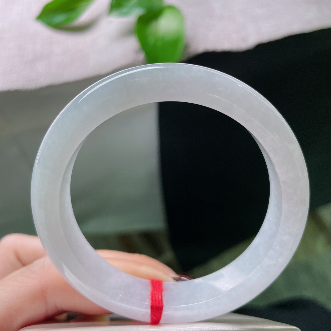 54.7/11.8/8.4，冰紫正圈，种老，清润通透，佩戴，减龄，皮纹，ss50076a