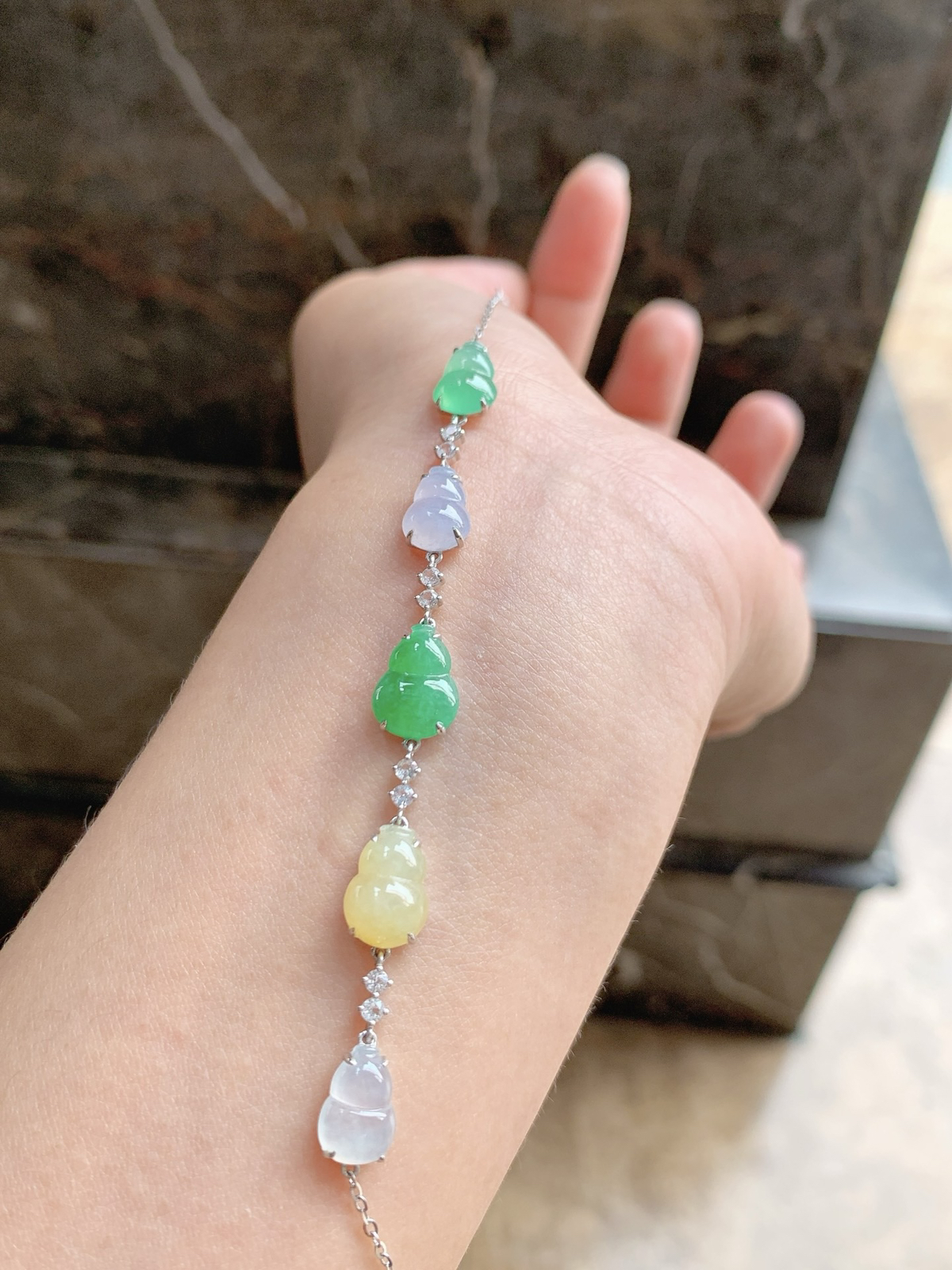 🤍多宝葫芦手链

颗颗精致细润，色彩超有层次，把满满的福禄全戴在手上～