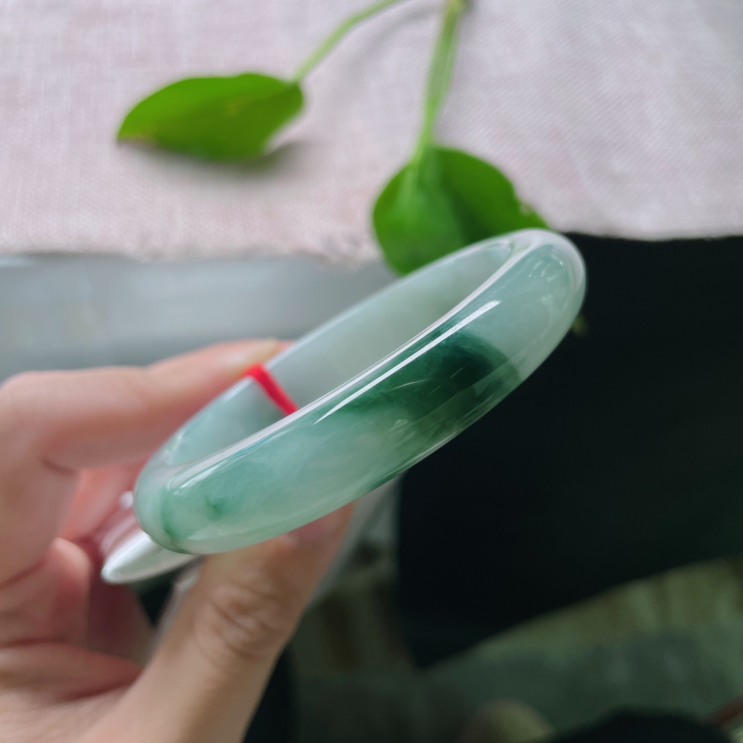 56.2/11.6/8.6，飘花正圈，水头好，种老，墨色渲染，如诗如画，ss50297a