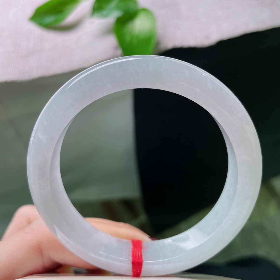 54.7/11.8/8.4，冰紫正圈，种老，清润通透，佩戴，减龄，皮纹，ss50076a