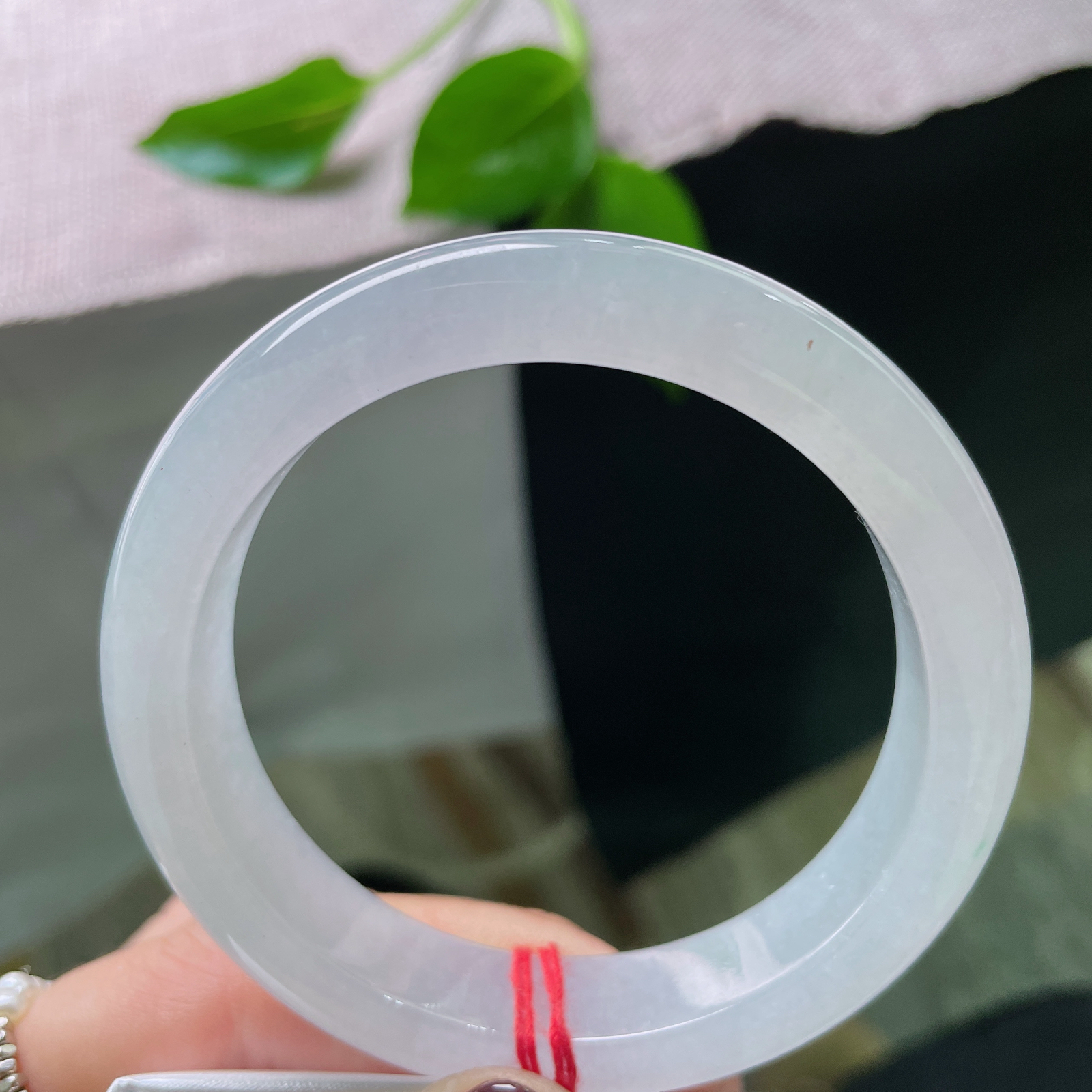 54.6/12/8.3，冰紫正圈，种老，晶莹剔透，带着亘古的寒与光，腕上生烟..