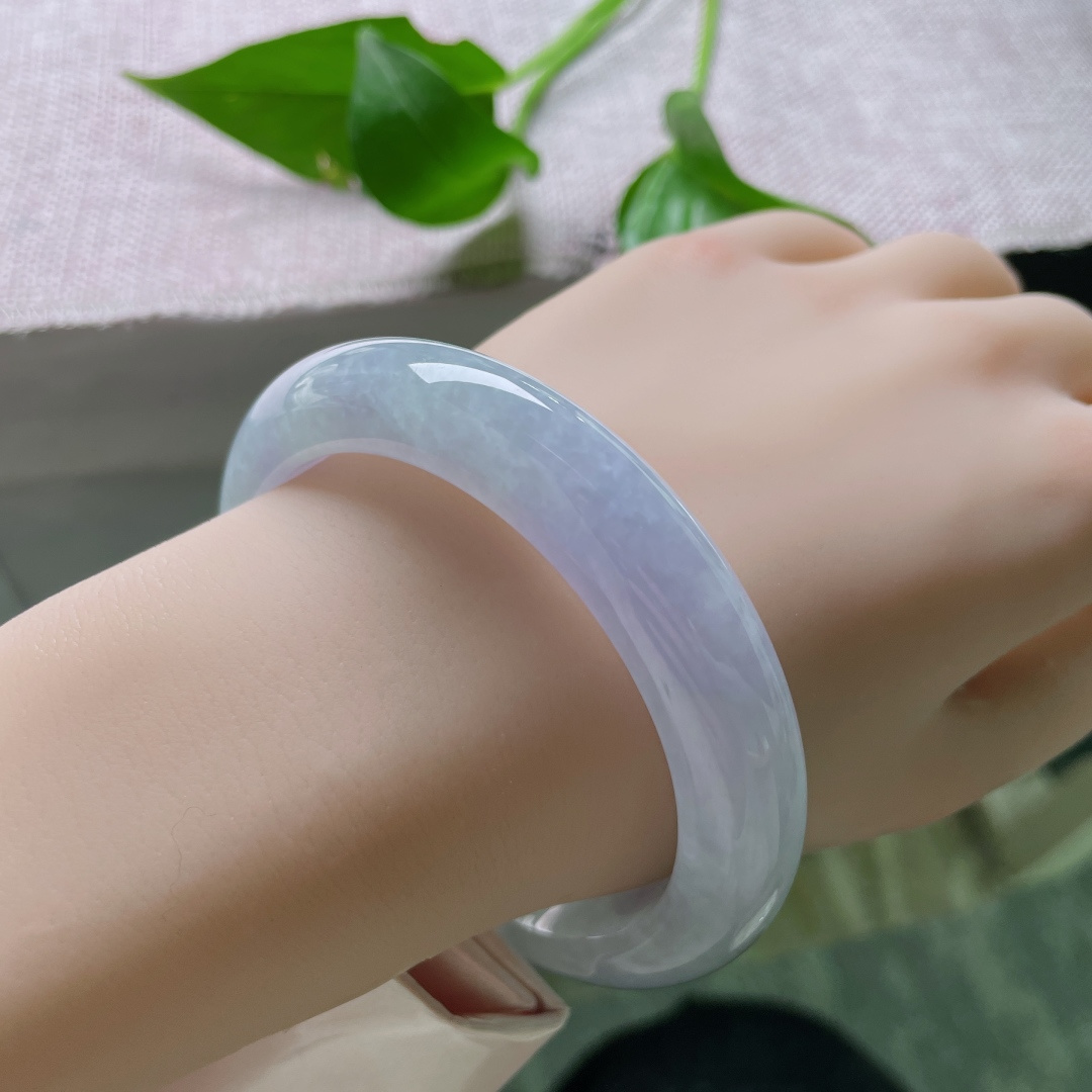 58.8/12.3/9.5紫罗兰正，水头好，种老，紫气东来，温润雅致，自带感。，ss50219a