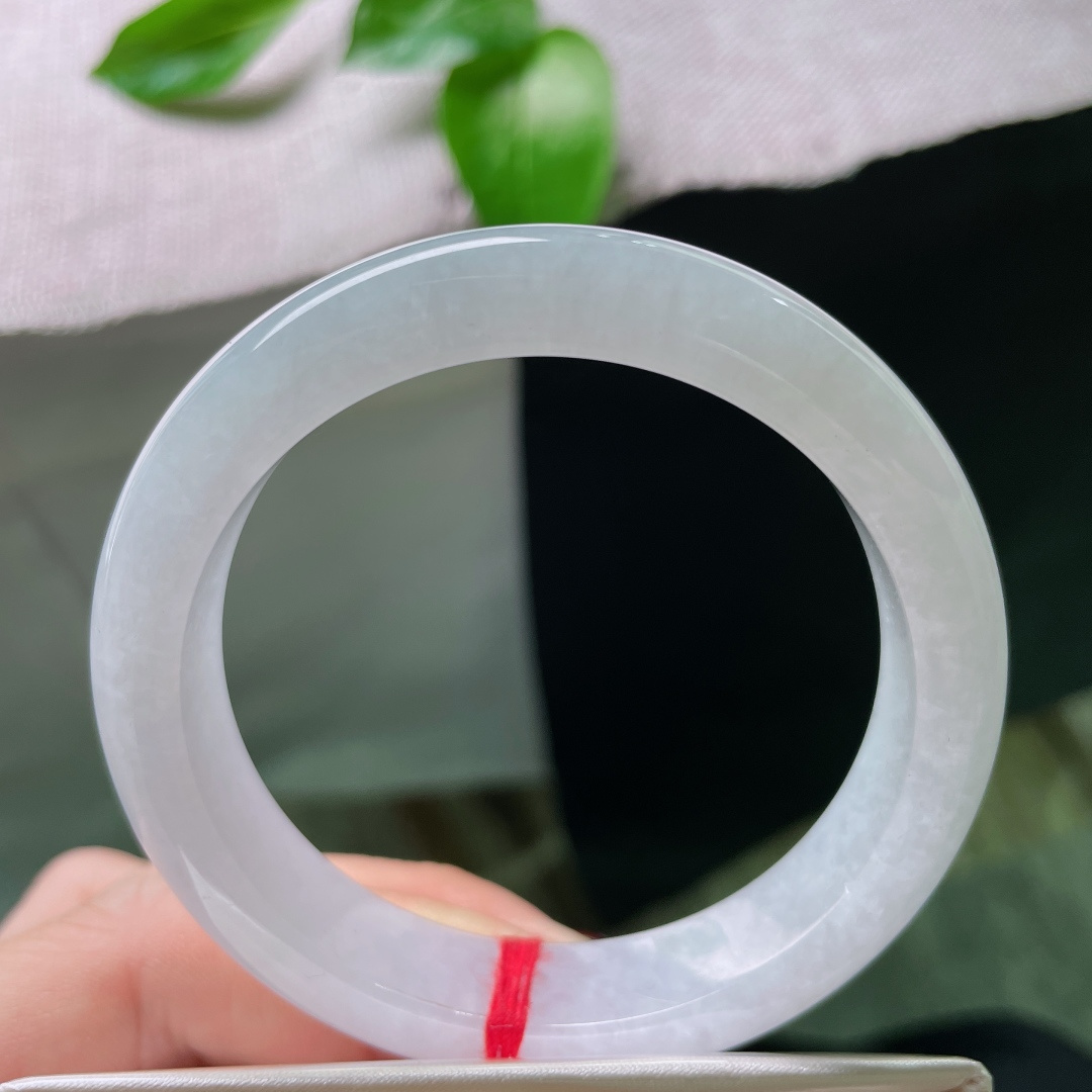 54.7/11.8/8.4，冰紫正圈，种老，清润通透，佩戴，减龄，皮纹，ss50076a