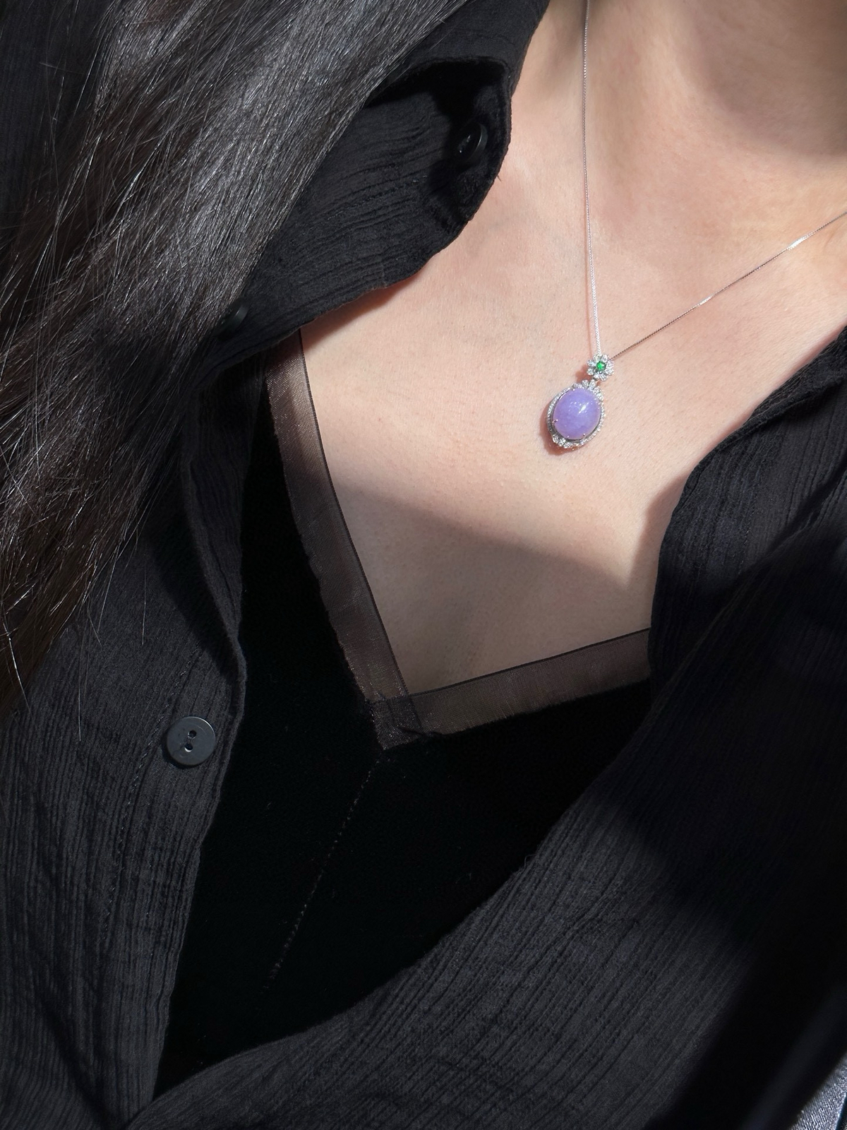 紫罗兰·蛋面

紫韵越戴越润，厚鼓饱满，温柔贵气～