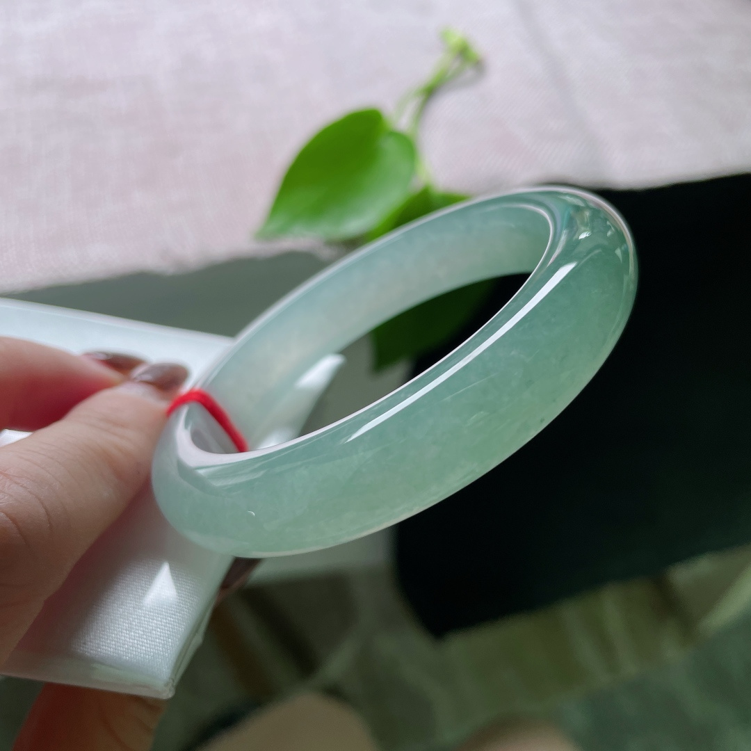 56.3/12.5/8.8冰蓝底正圈，冰润细腻，种老，半山水有相逢，贵气，ss49758a