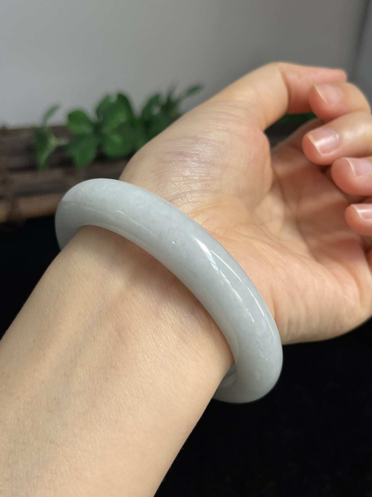 正圈59.5圈口，翡翠手镯