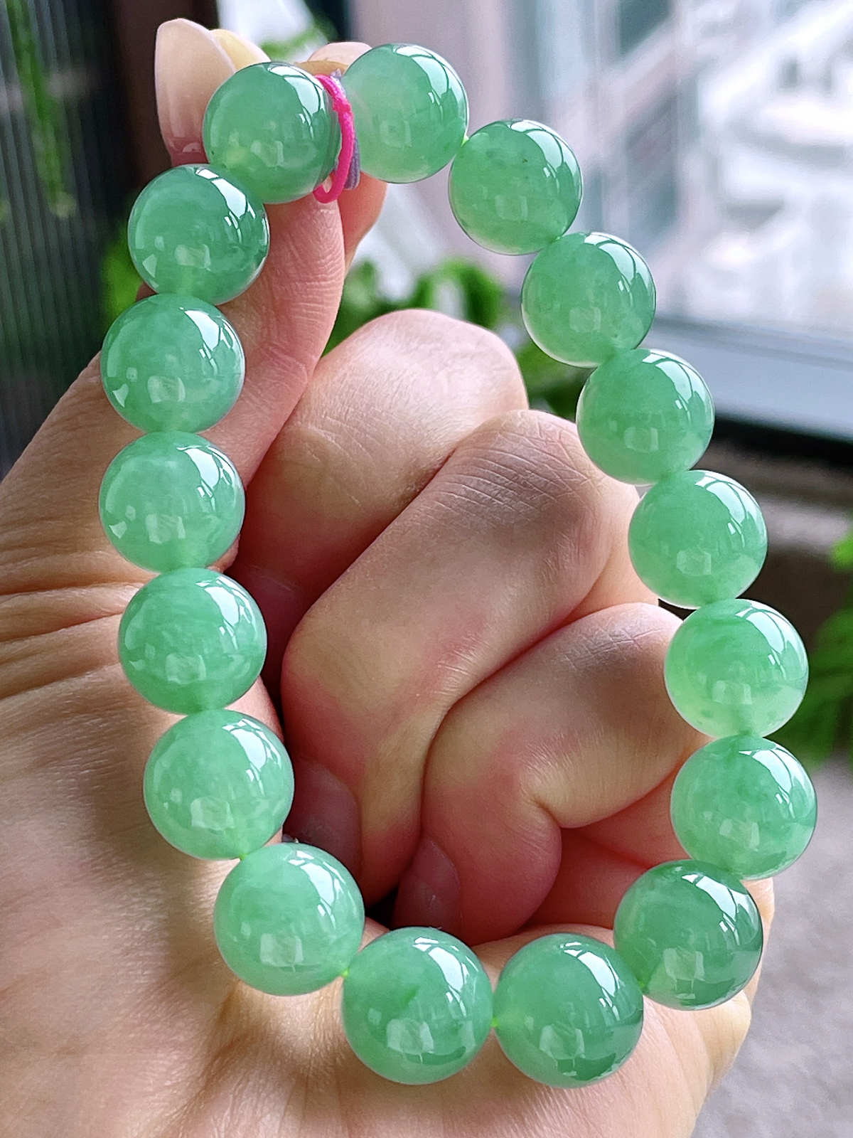 冰甜阳珠子手串
【尺寸】11.7mm