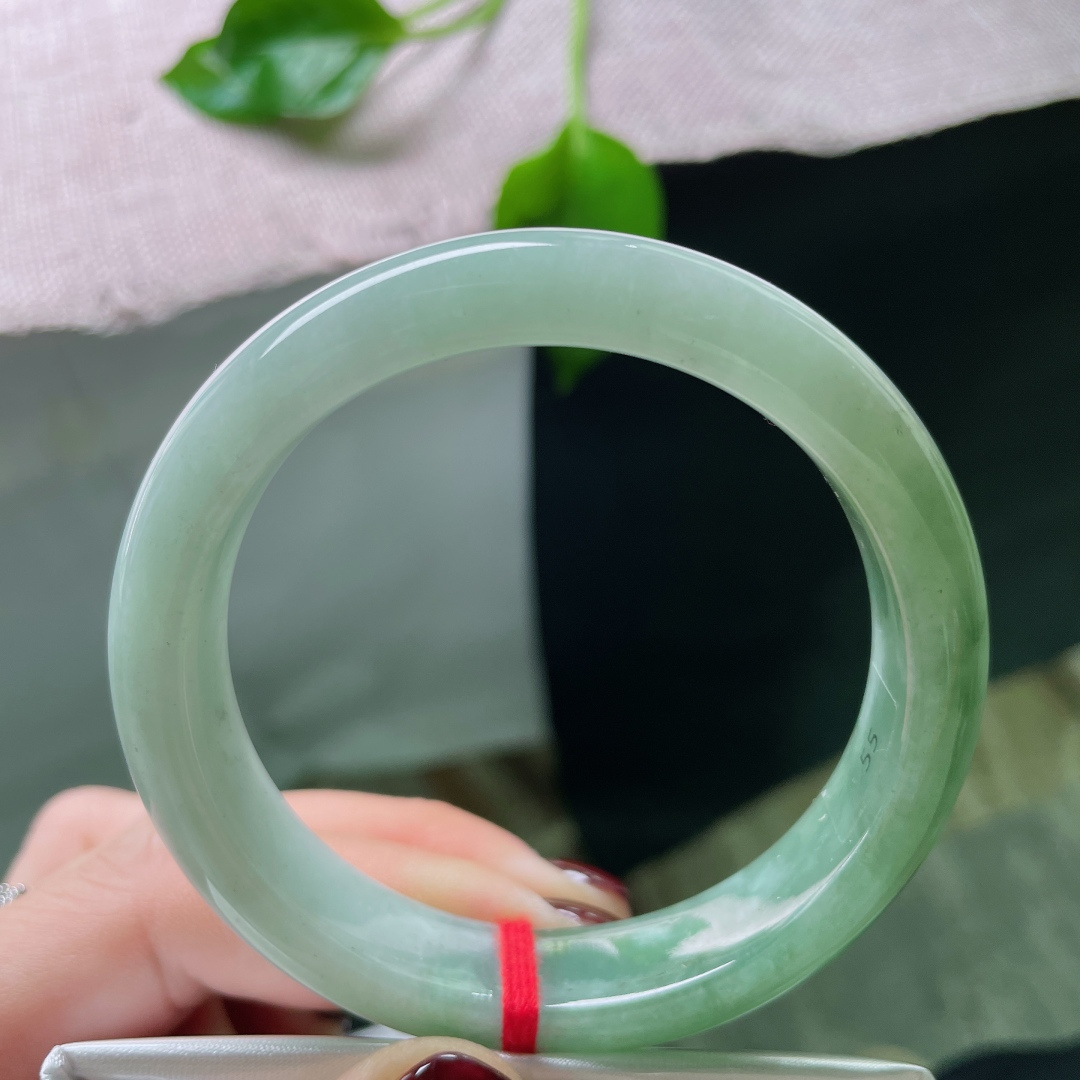 55.6/13/8.6油青正圈，水润细腻，青山绿水，沉稳贵气，大方，皮纹，ss49206a