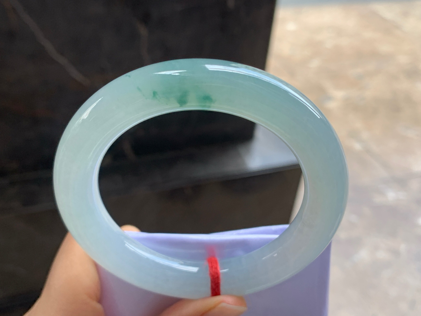 56-11.5mm

飘花圆条手镯^_^玉质温润