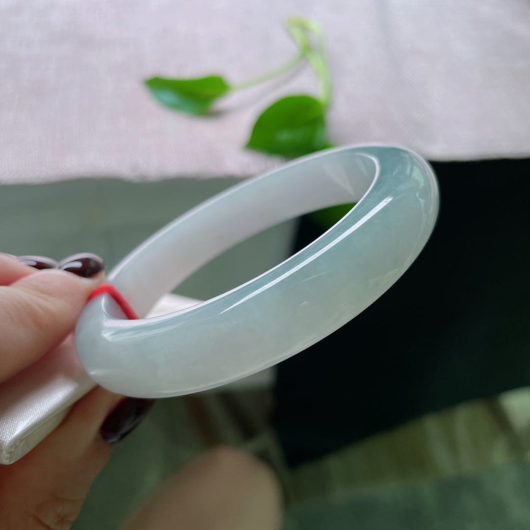 57.3/12.2/8.5，浅绿底正圈，种老，水头好，温柔，淡雅倾心，ss49995a