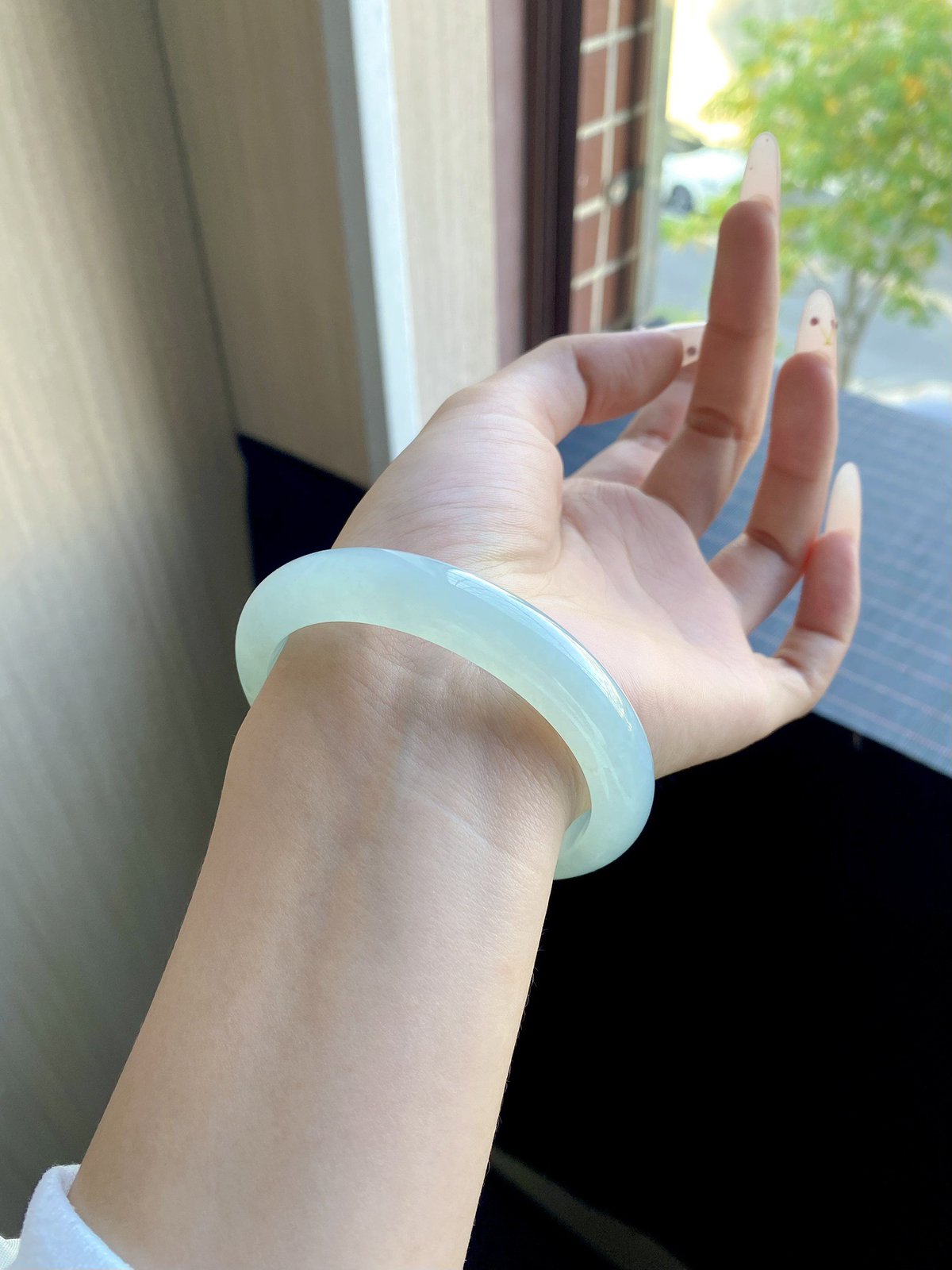 大圈口冰晴绿葡萄肉正圈成品