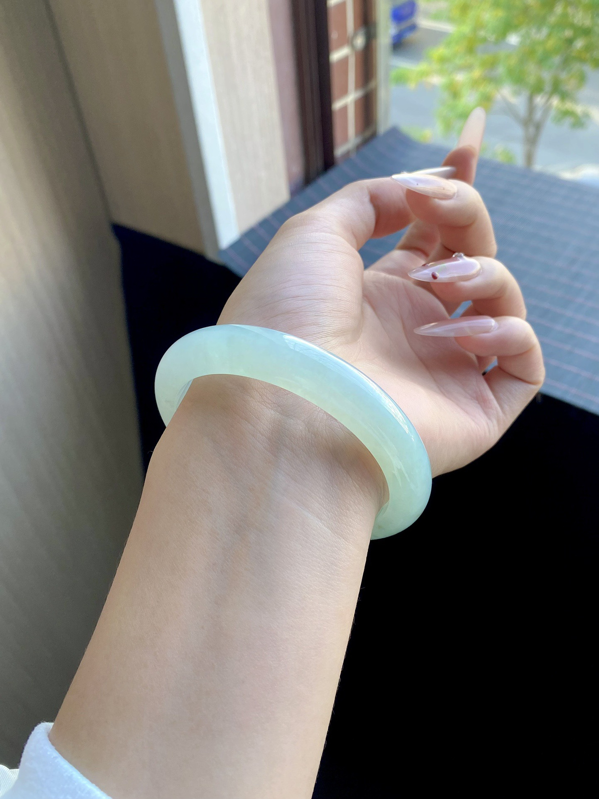 大圈口冰晴绿葡萄肉正圈成品