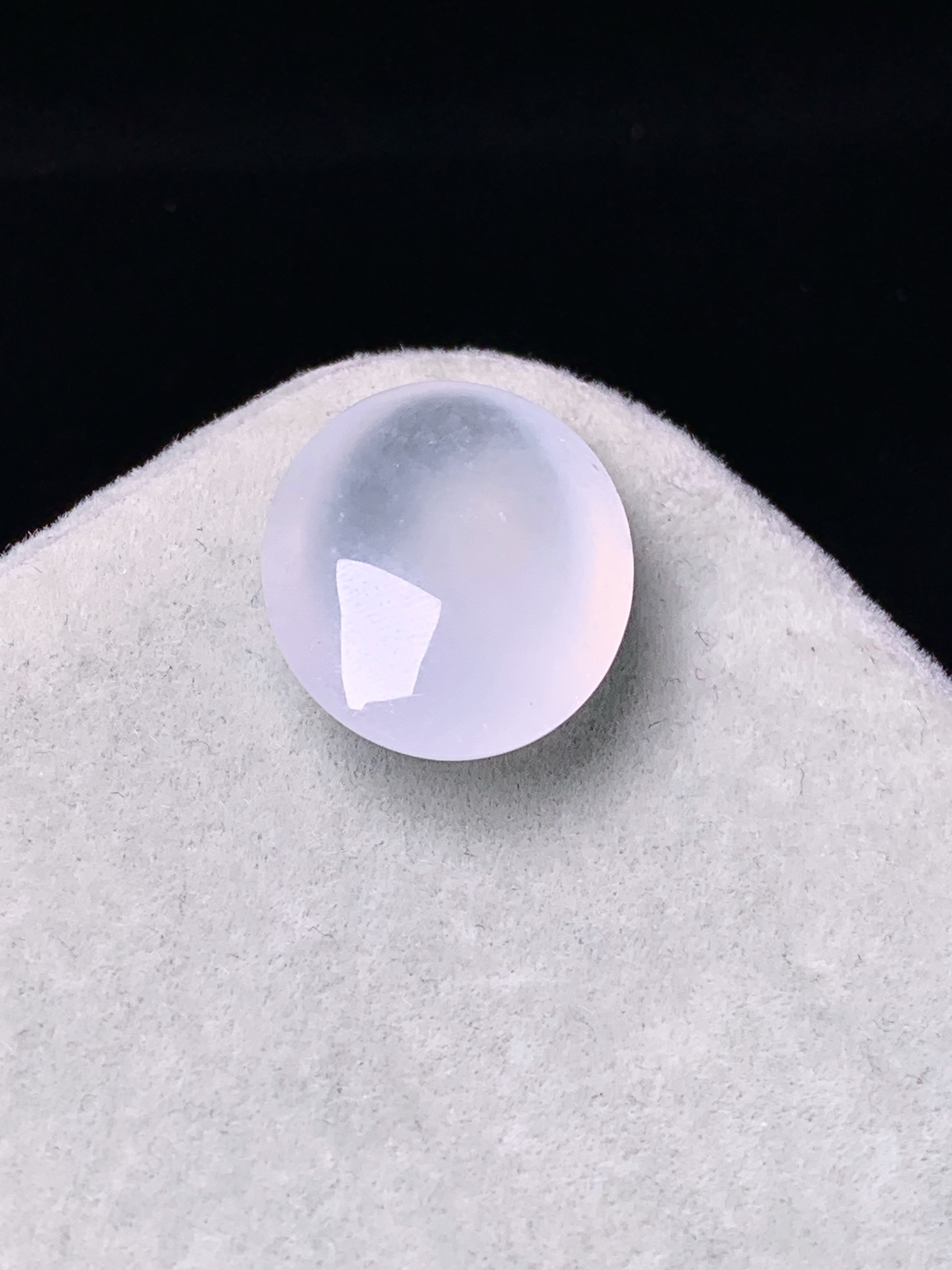 镶嵌款 冰种蛋面吊坠 玉质细腻 色泽艳丽清新 水润亮眼 整体尺寸17.2*14.2*7yz