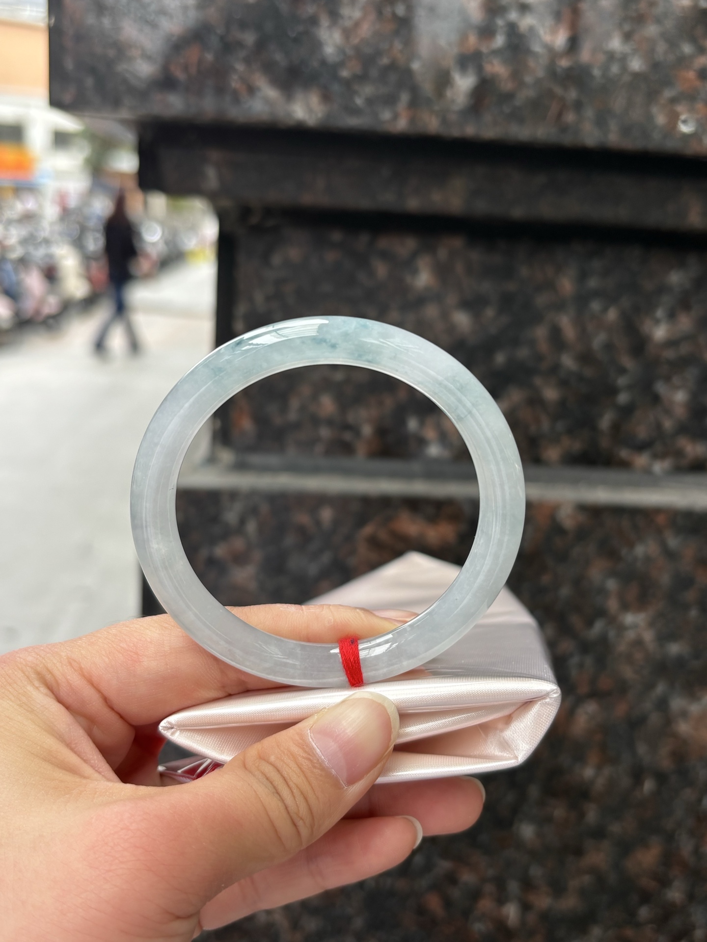 冰飘花美人条 55.2-7.7-7.8 0408-N377-1 打灯棉纹，不影响，山水有色，出晨不染