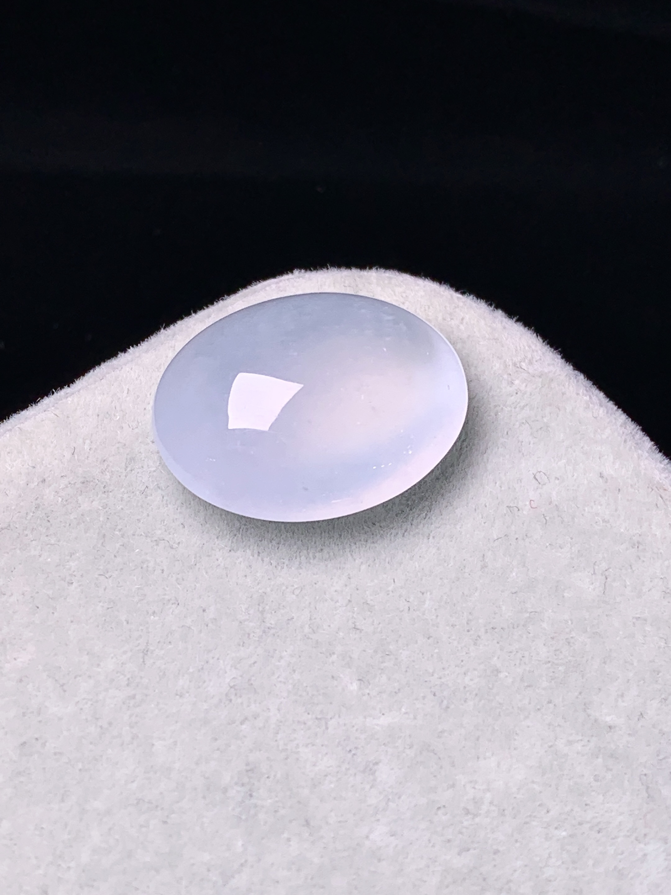 镶嵌款 冰种蛋面吊坠 玉质细腻 色泽艳丽清新 水润亮眼 整体尺寸17.2*14.2*7yz