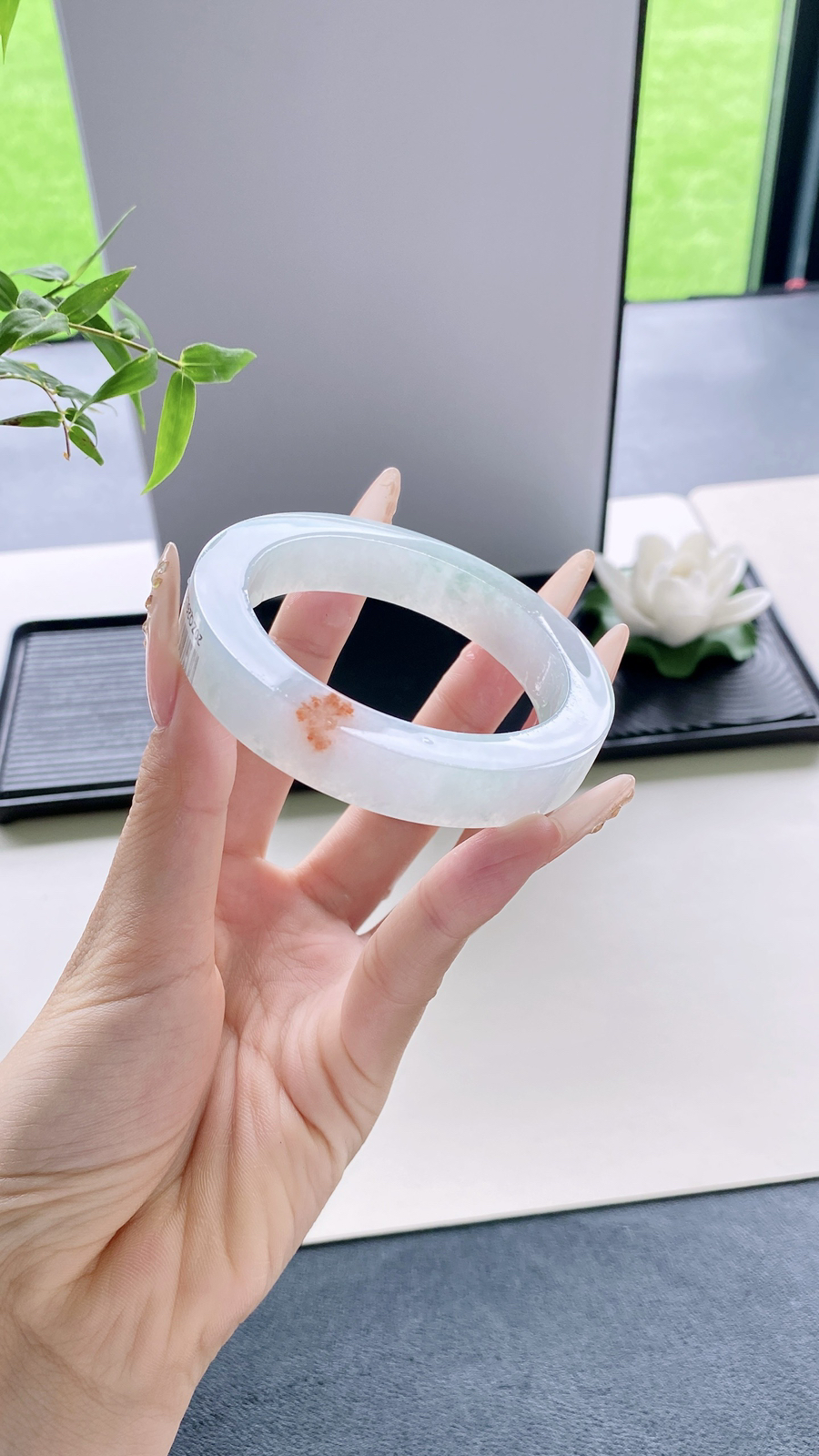 【洒金手镯胚】