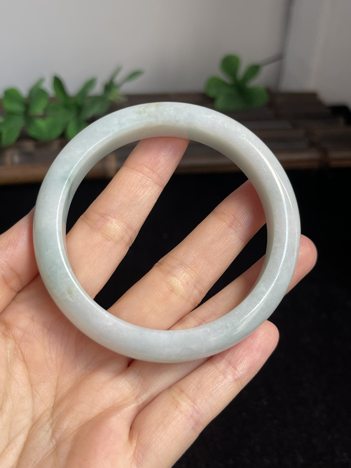 正圈56.7圈口，翡翠手镯