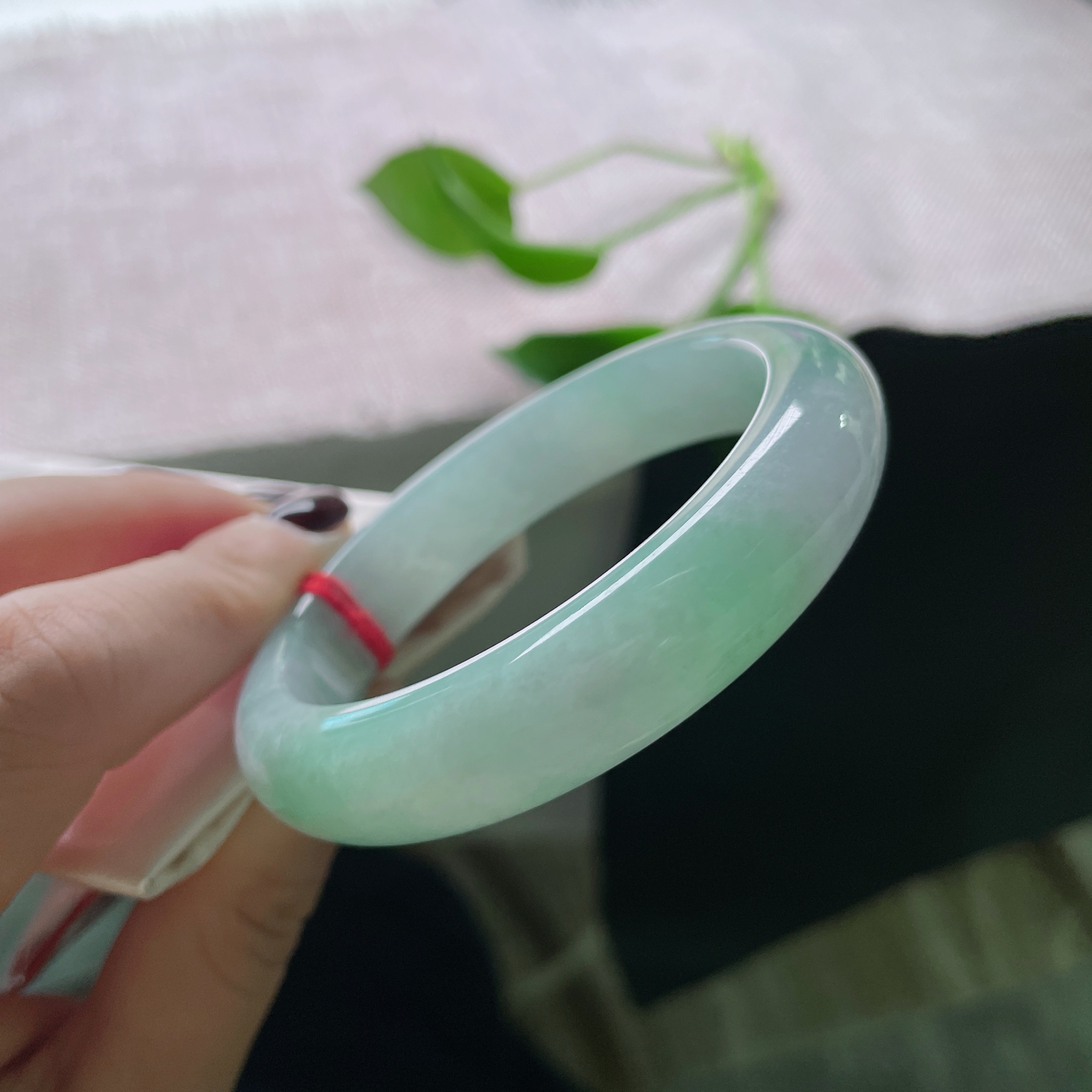 54.7/12.6/8.2，绿底正圈，甜美，不沉，不哑，亮汪汪的，像蓄着一盏青梅酿的光