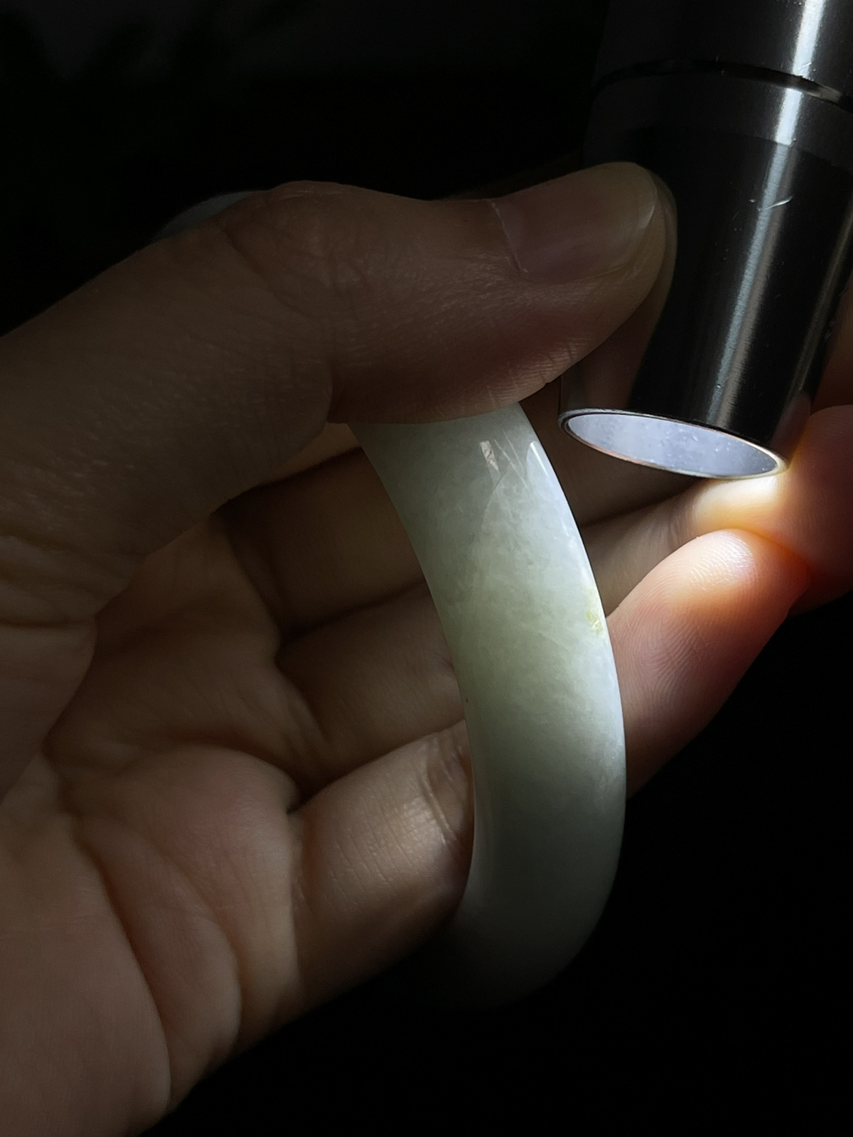 正圈56.7圈口，翡翠手镯