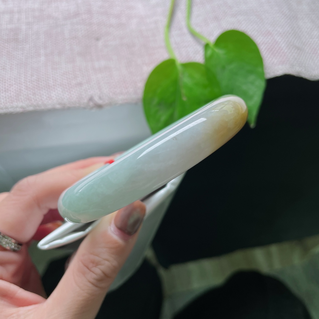 59/12.9/9.3黄翡正圈，水润细腻，黄橙黄高贵，优雅，棉线，ss49647a