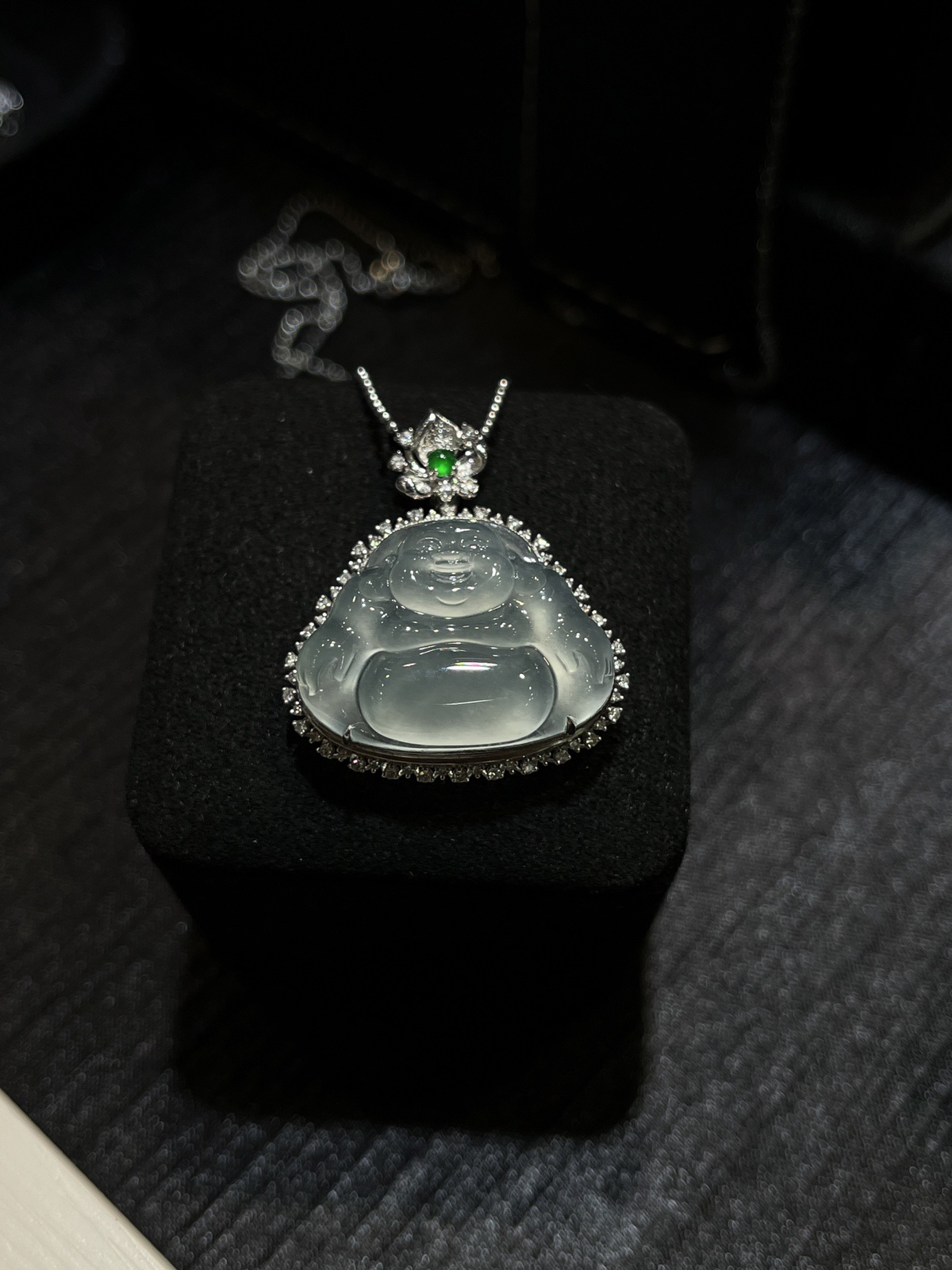 高冰晴绿底佛公……
-

尺寸看图一
18k金镶嵌