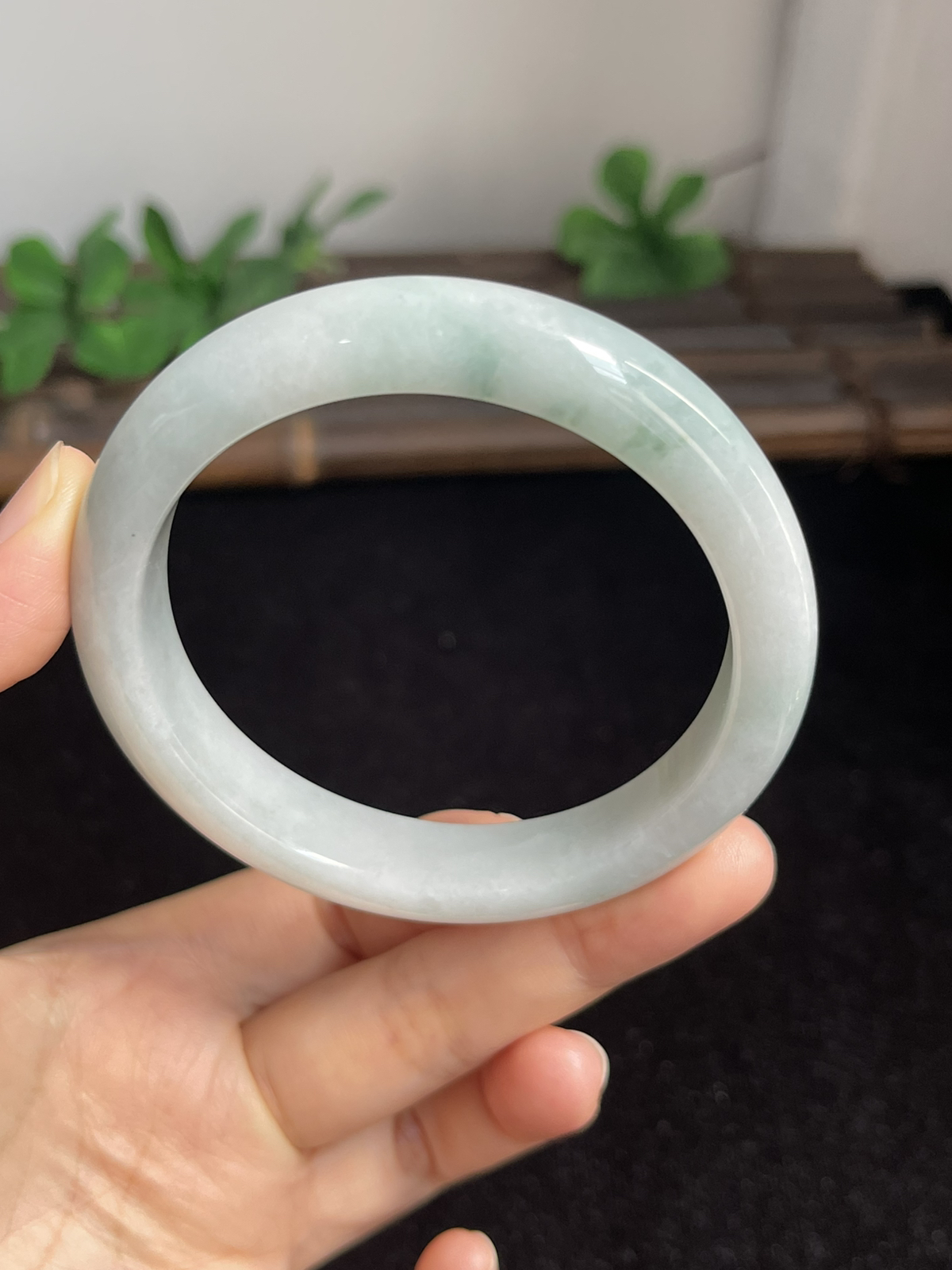 正圈56.7圈口，翡翠手镯