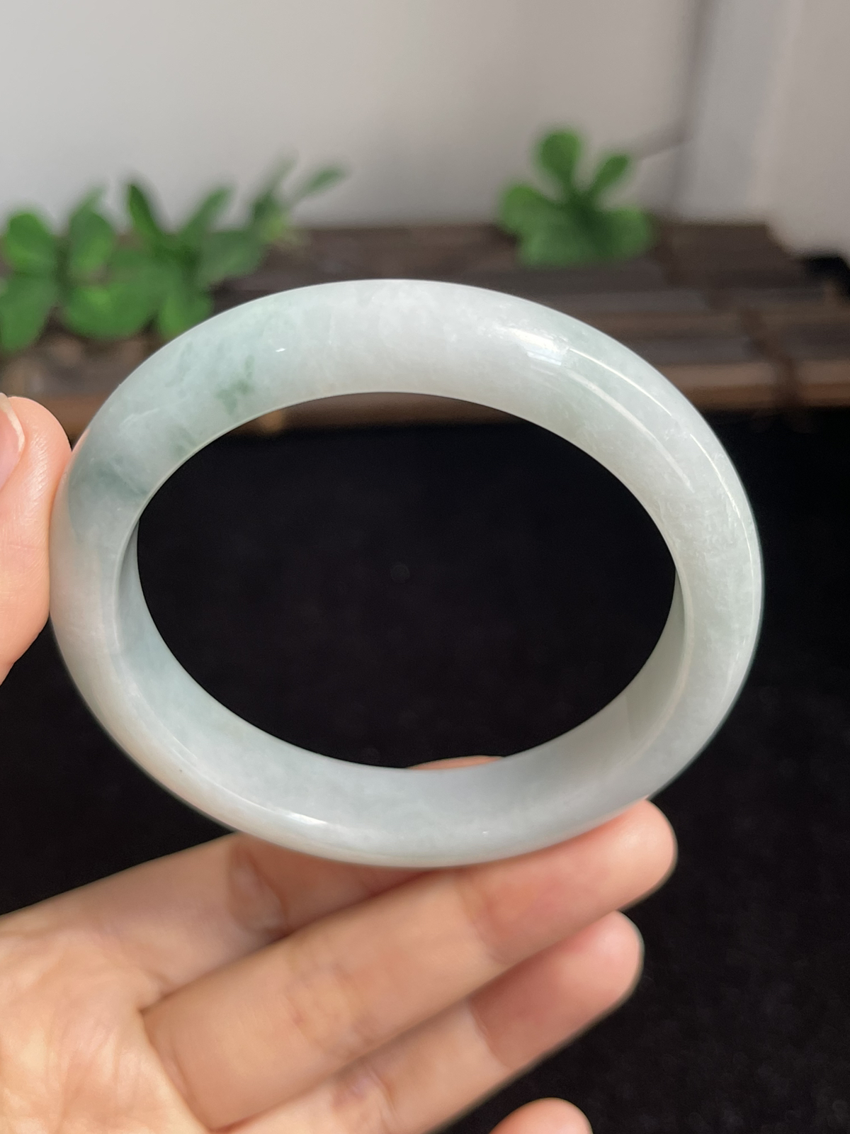 正圈56.7圈口，翡翠手镯