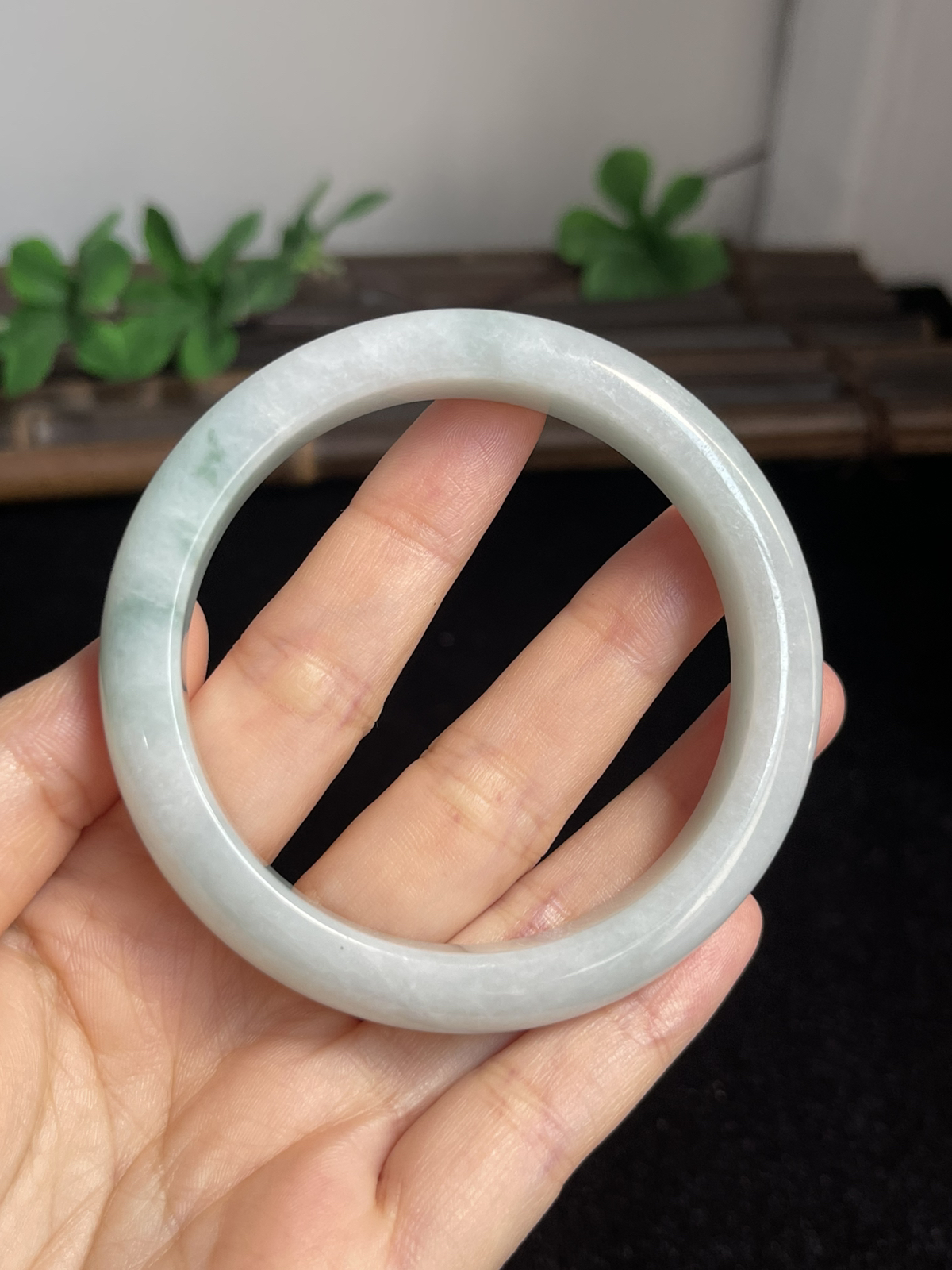 正圈56.7圈口，翡翠手镯