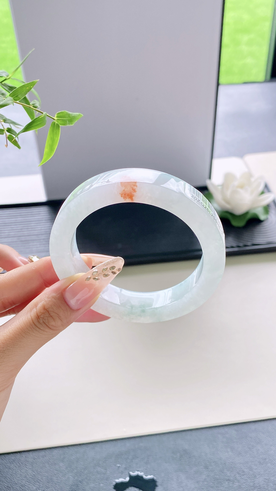 【洒金手镯胚】