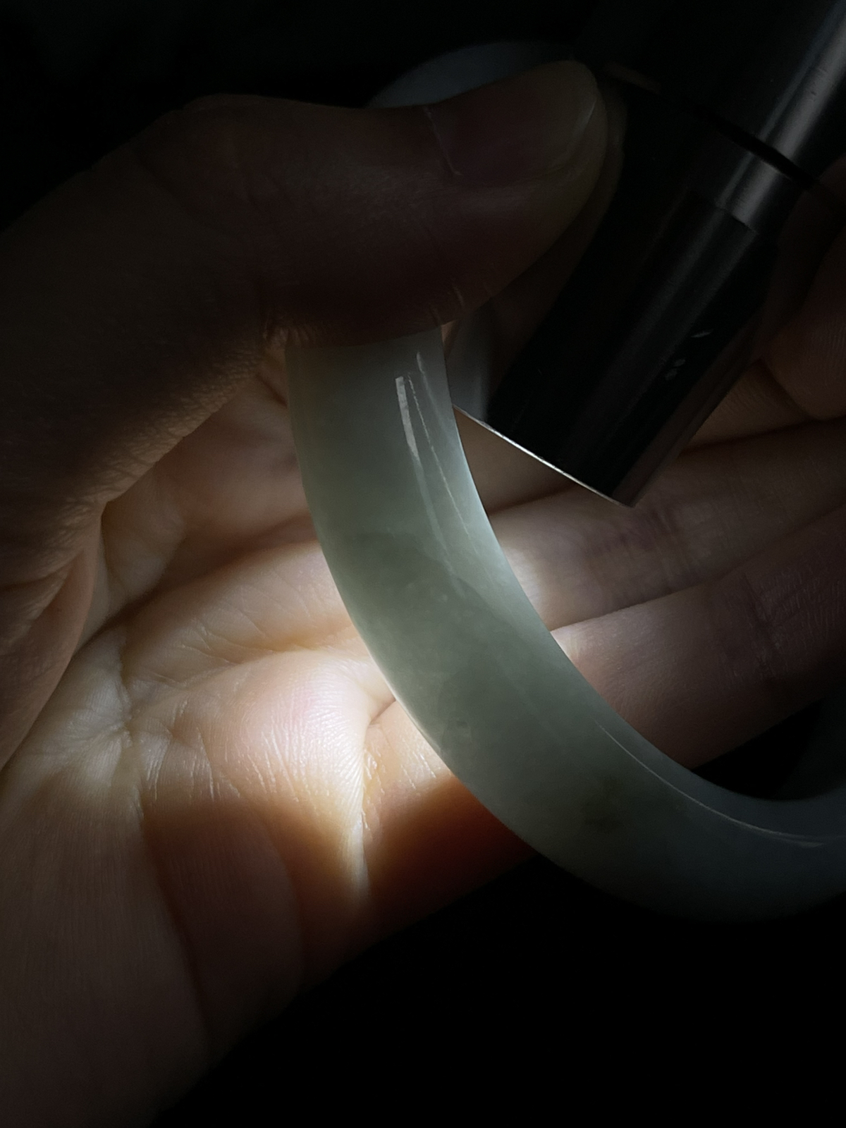 正圈56.7圈口，翡翠手镯