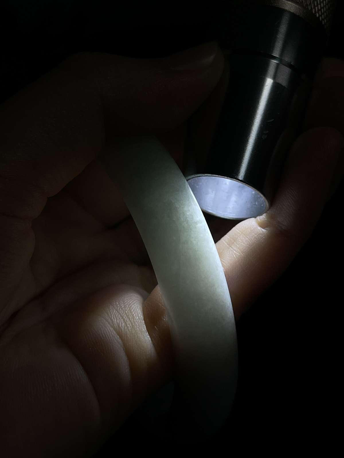 正圈56.7圈口，翡翠手镯