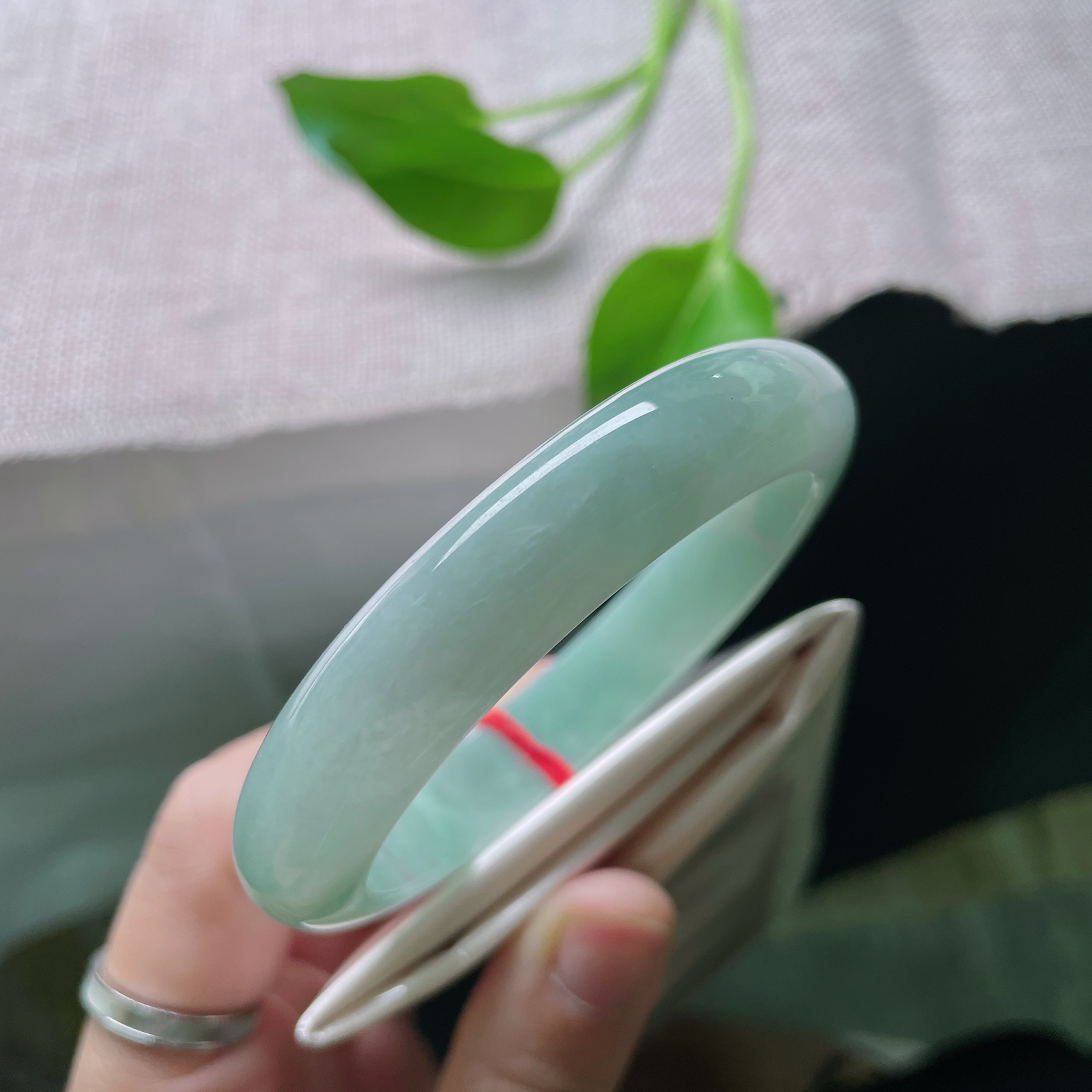 56.1/12/8.3，浅绿底正圈，水头好，自带清冷高级感，气质拉满。