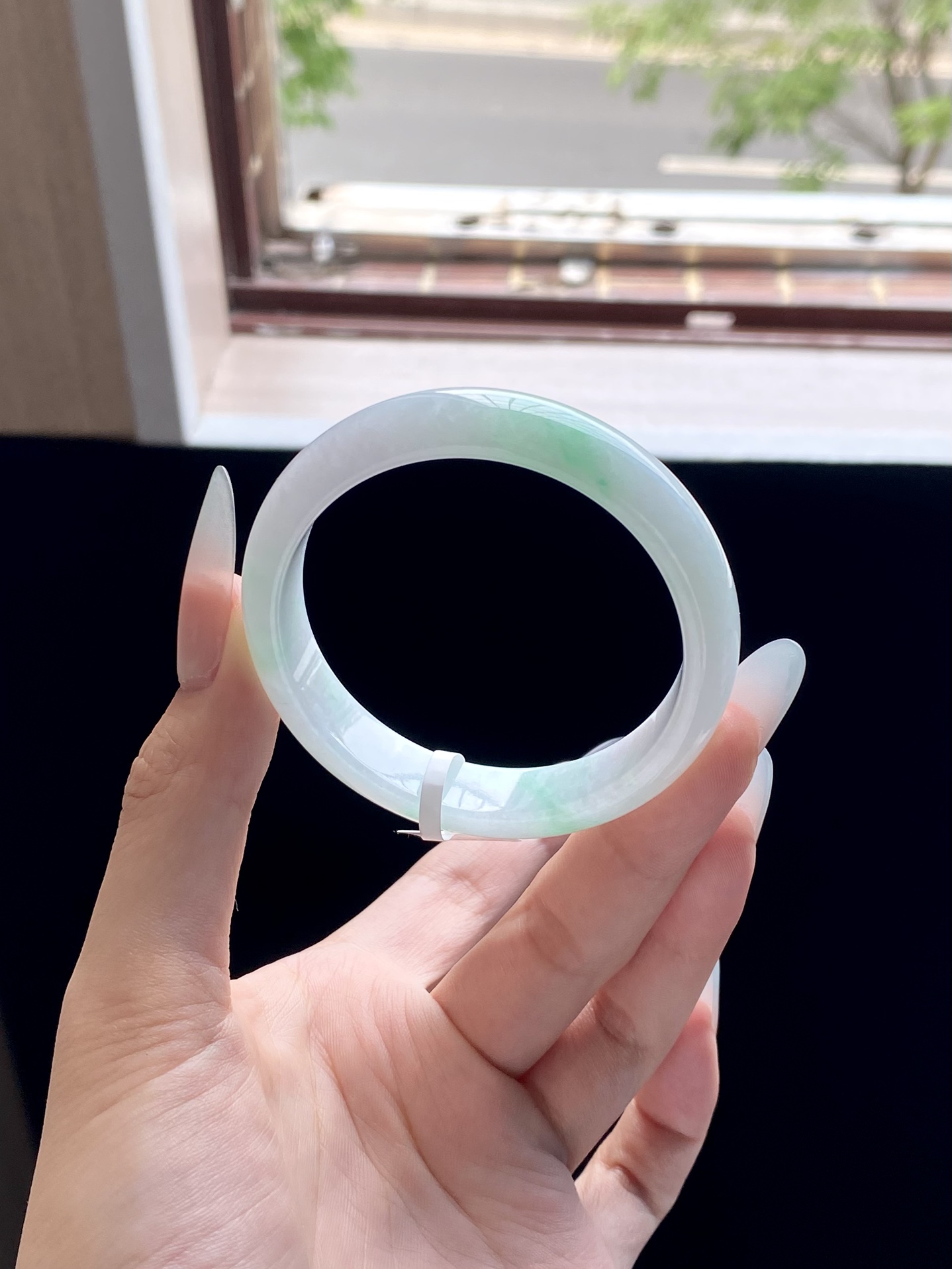 小圈口白底青正圈成品（）HYC-57⭕️52-12-6.5