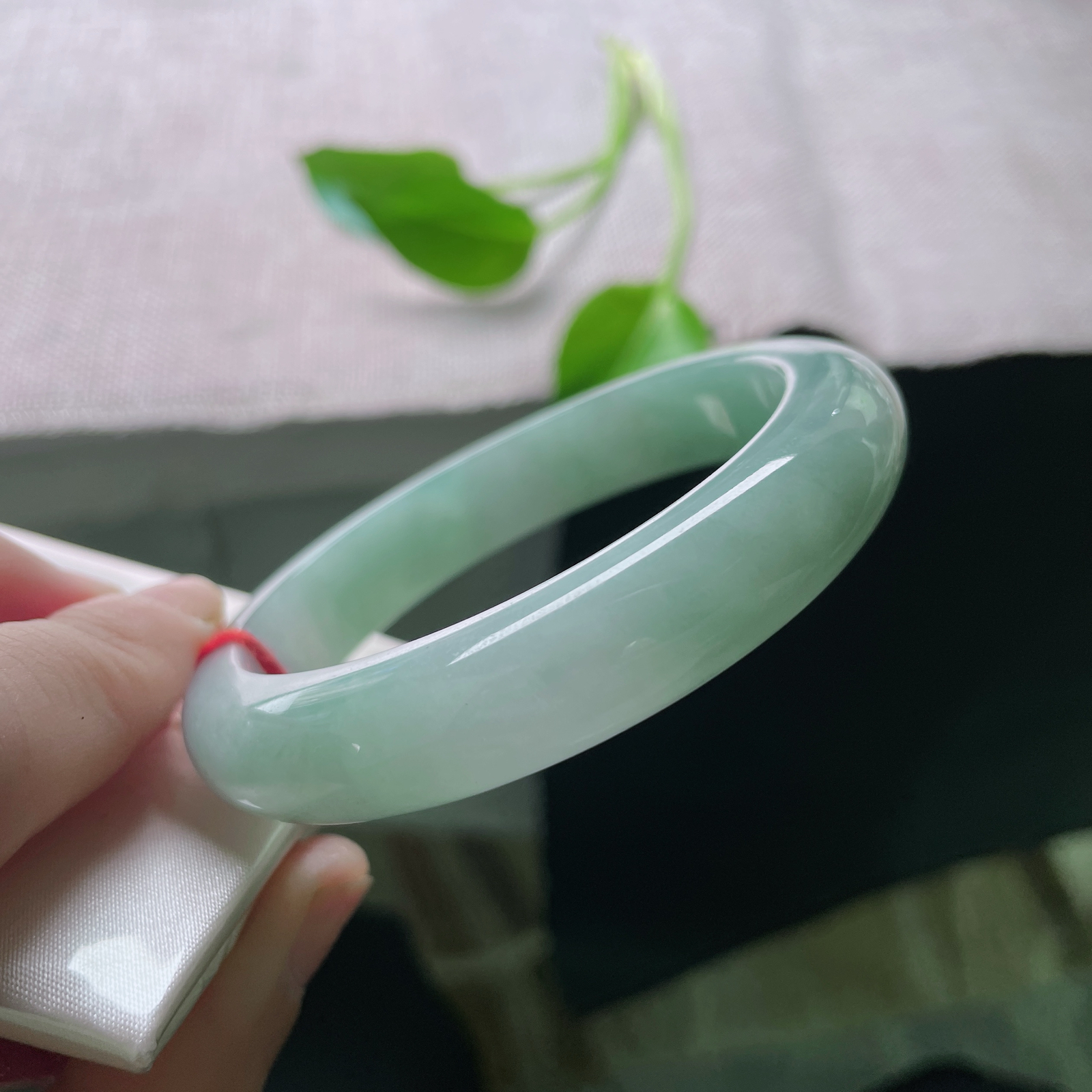 56.1/12/8.3，浅绿底正圈，水头好，自带清冷高级感，气质拉满。