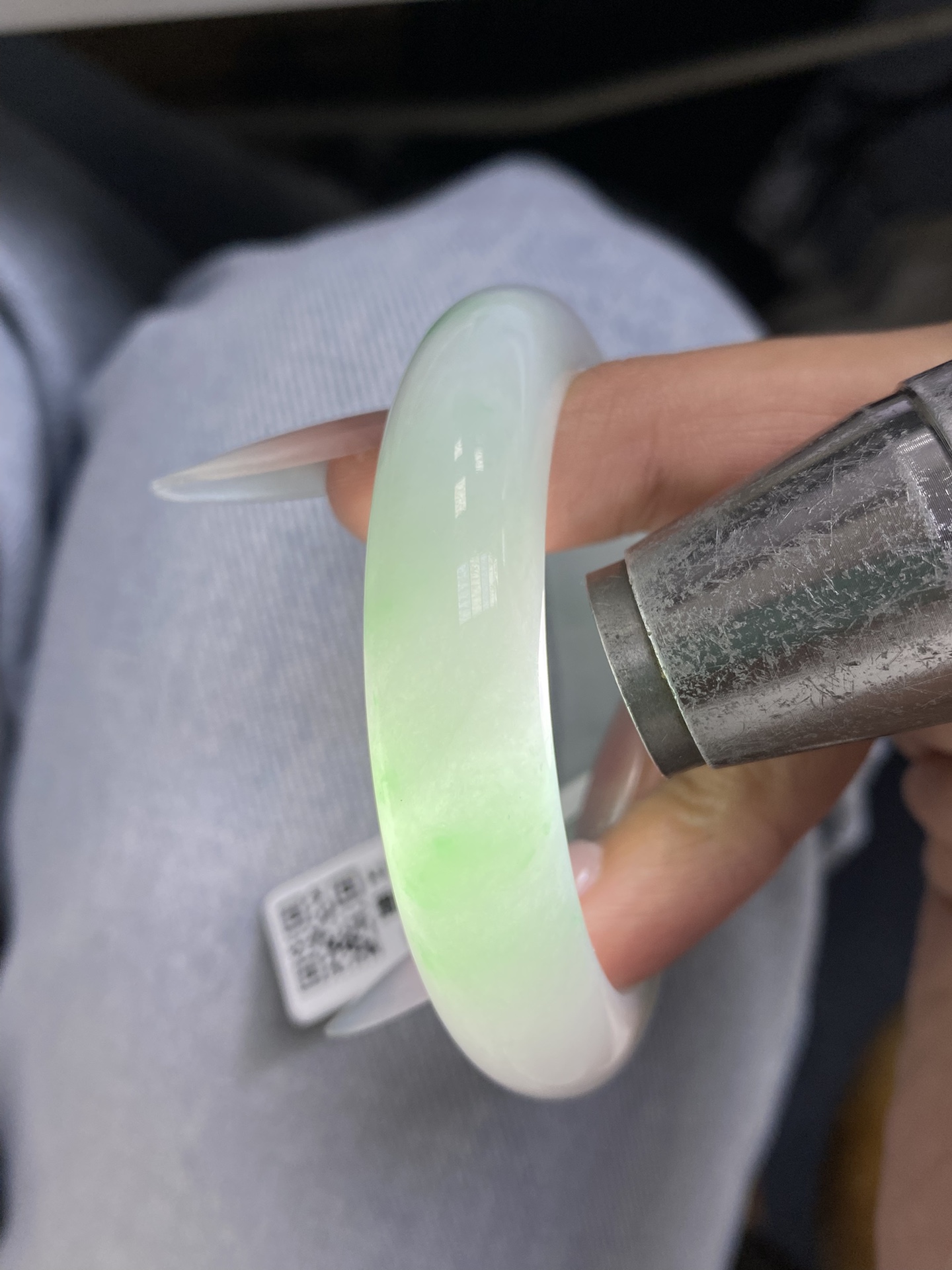 小圈口白底青正圈成品（小细纹不显不扣）HYC-56⭕️51.5-12-8