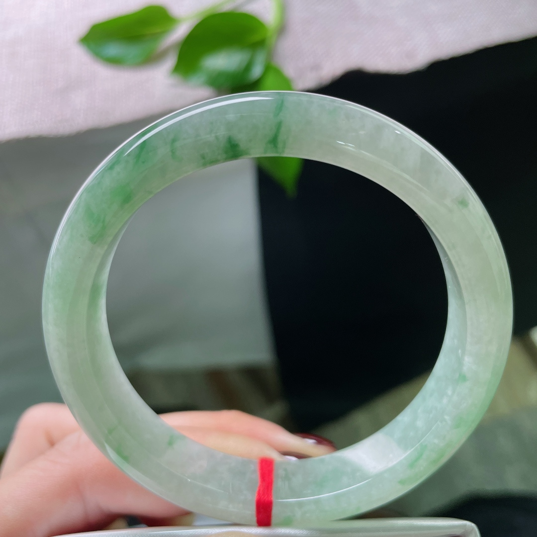 57.6/12/8.5，飘花正圈，水头好，花影摇曳，不负韶华，种老，无裂，ss50548a