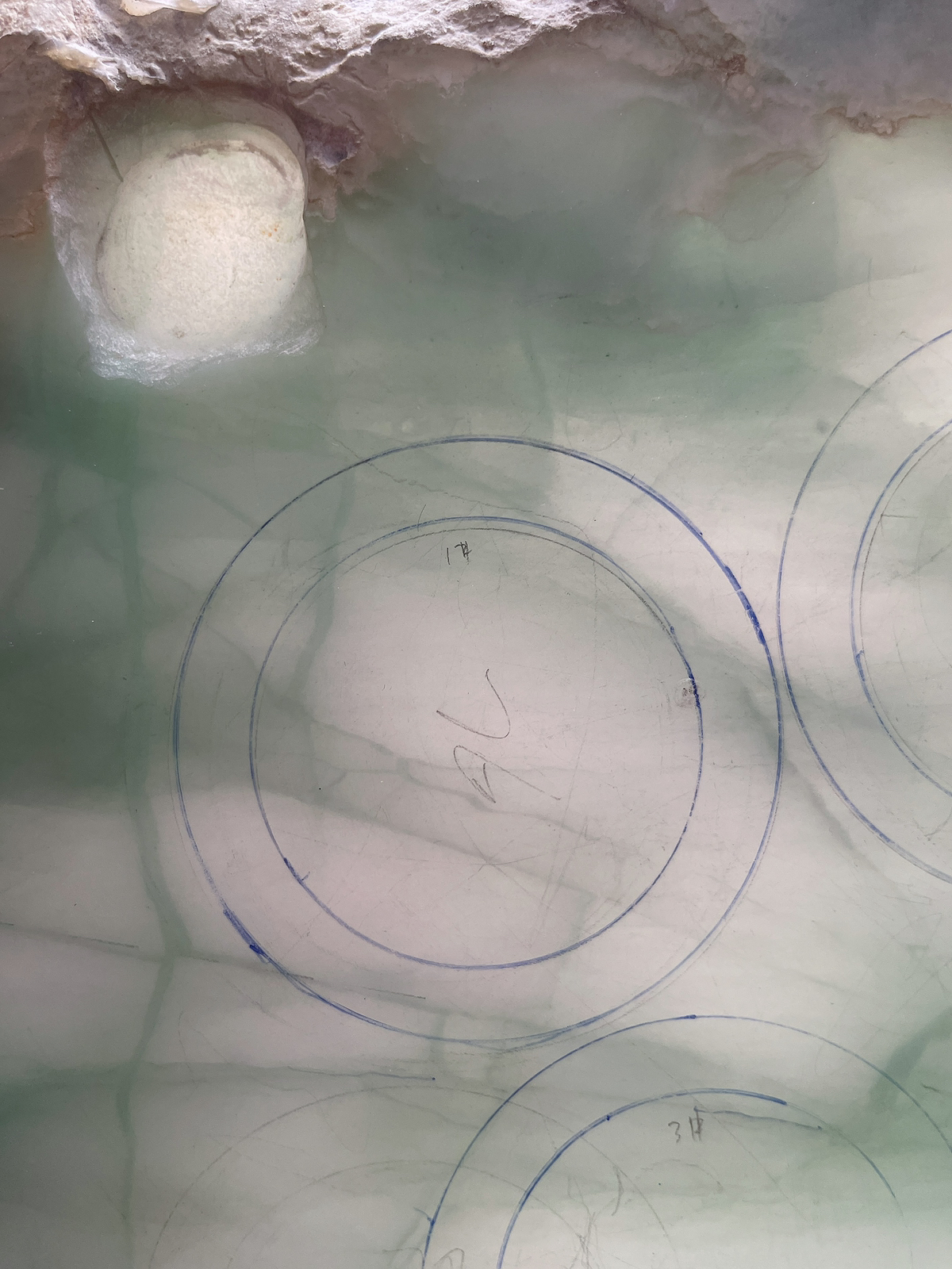 翡翠板料，⭕️正圈最大做60，圆条最大做56