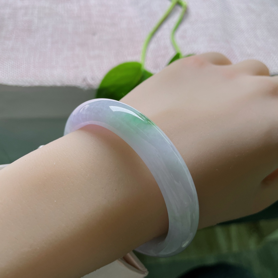 53.5/11.5/7.7，紫罗兰正圈，如梦似幻，浪漫又唯美动人，种老，细润，皮纹，ss50575a