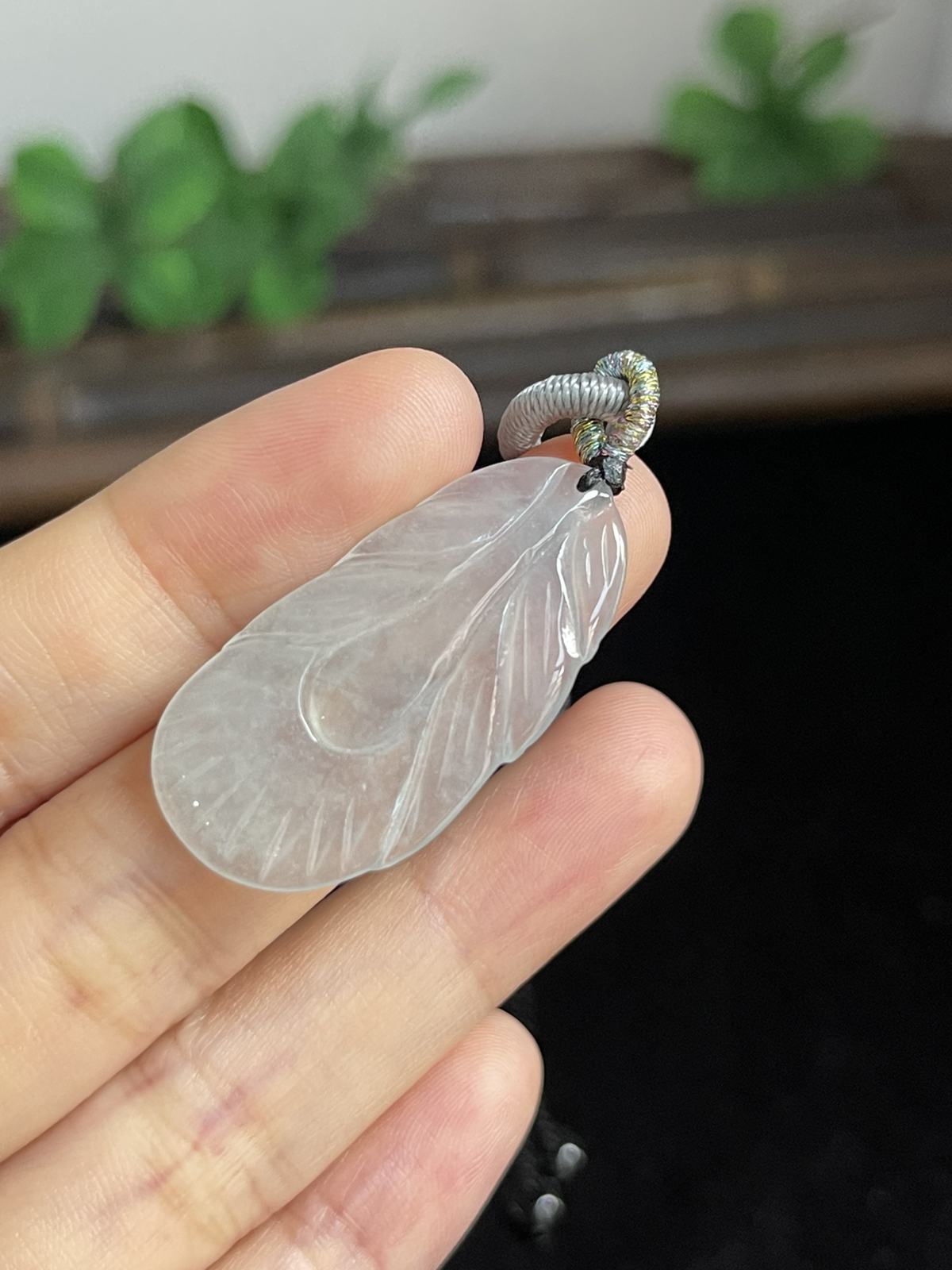 翡翠挂件，配珠未测