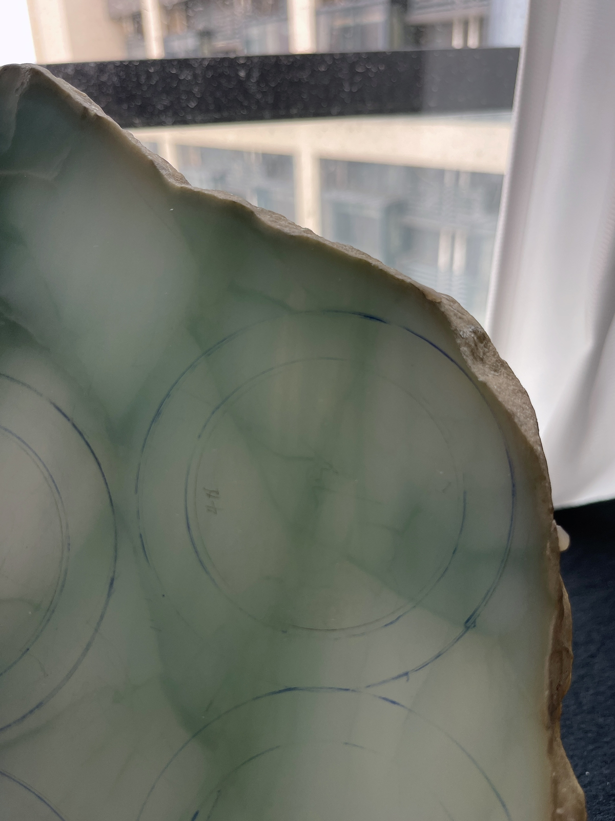 翡翠板料，⭕️正圈最大做56，圆条最大做52；有起货图